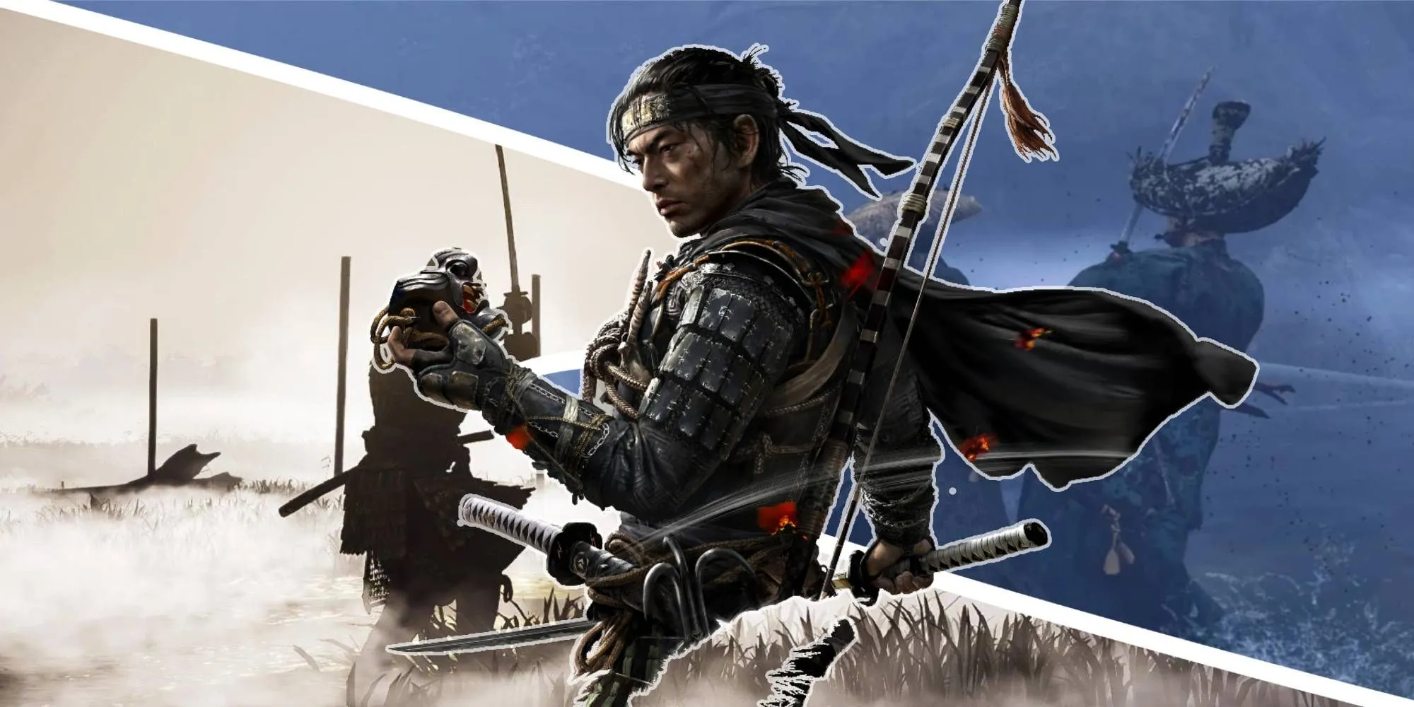Minh họa các trận đấu tay đôi đặc sắc trong thế giới mở Ghost of Tsushima