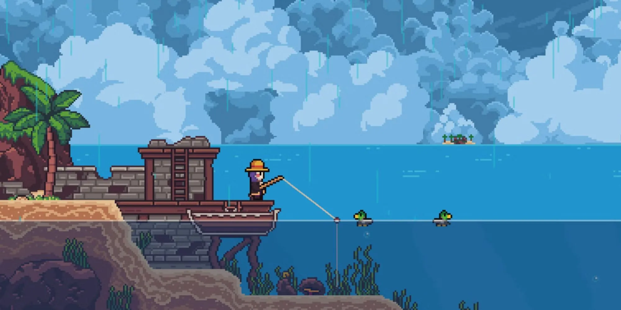 Mini-game câu cá trong Seablip
