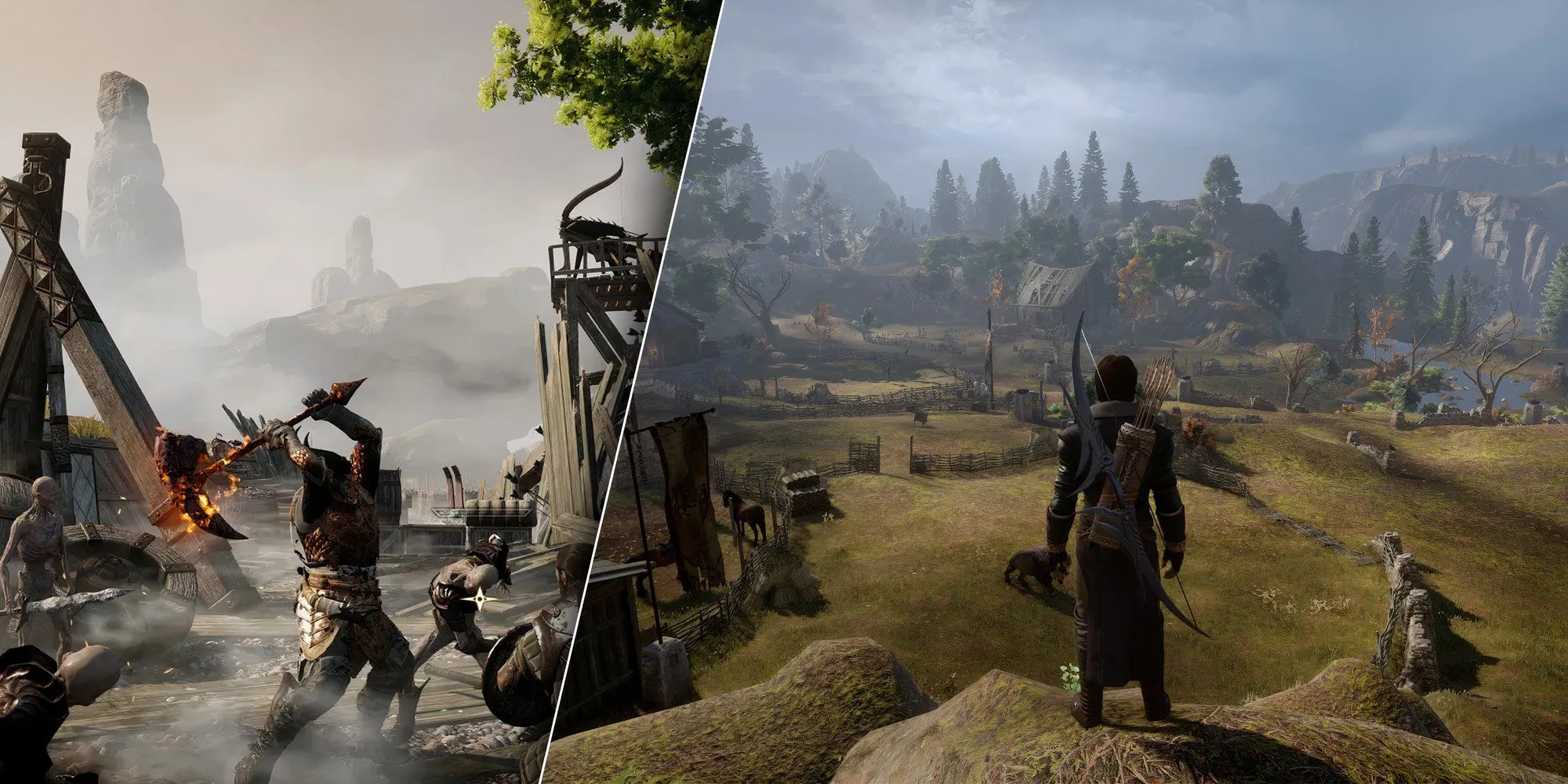 Một cảnh trong Dragon Age Inquisition, game RPG nơi người chơi bắt đầu như một 'người vô danh'.