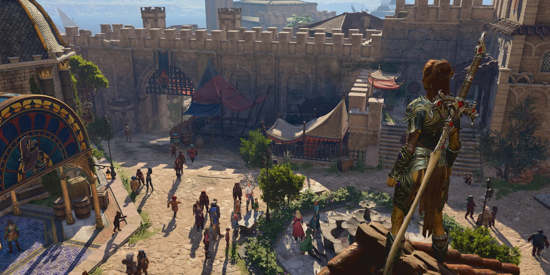 Một hình ảnh cinematic ấn tượng từ game Baldur's Gate 3.