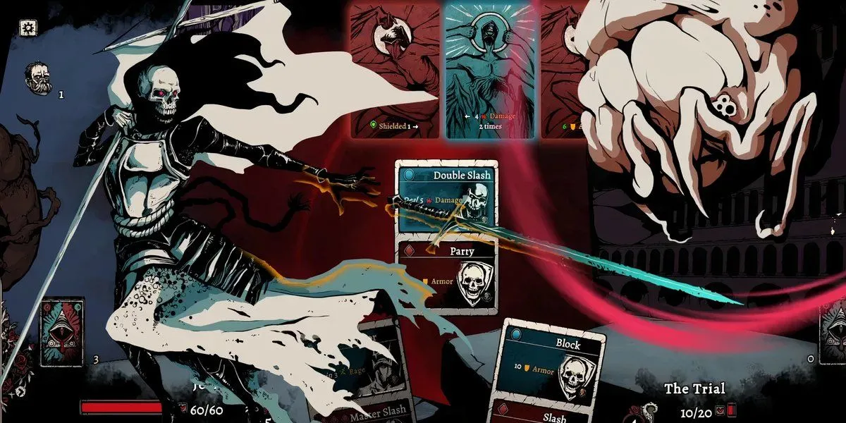 Nadir Grimdark Deckbuilder gameplay