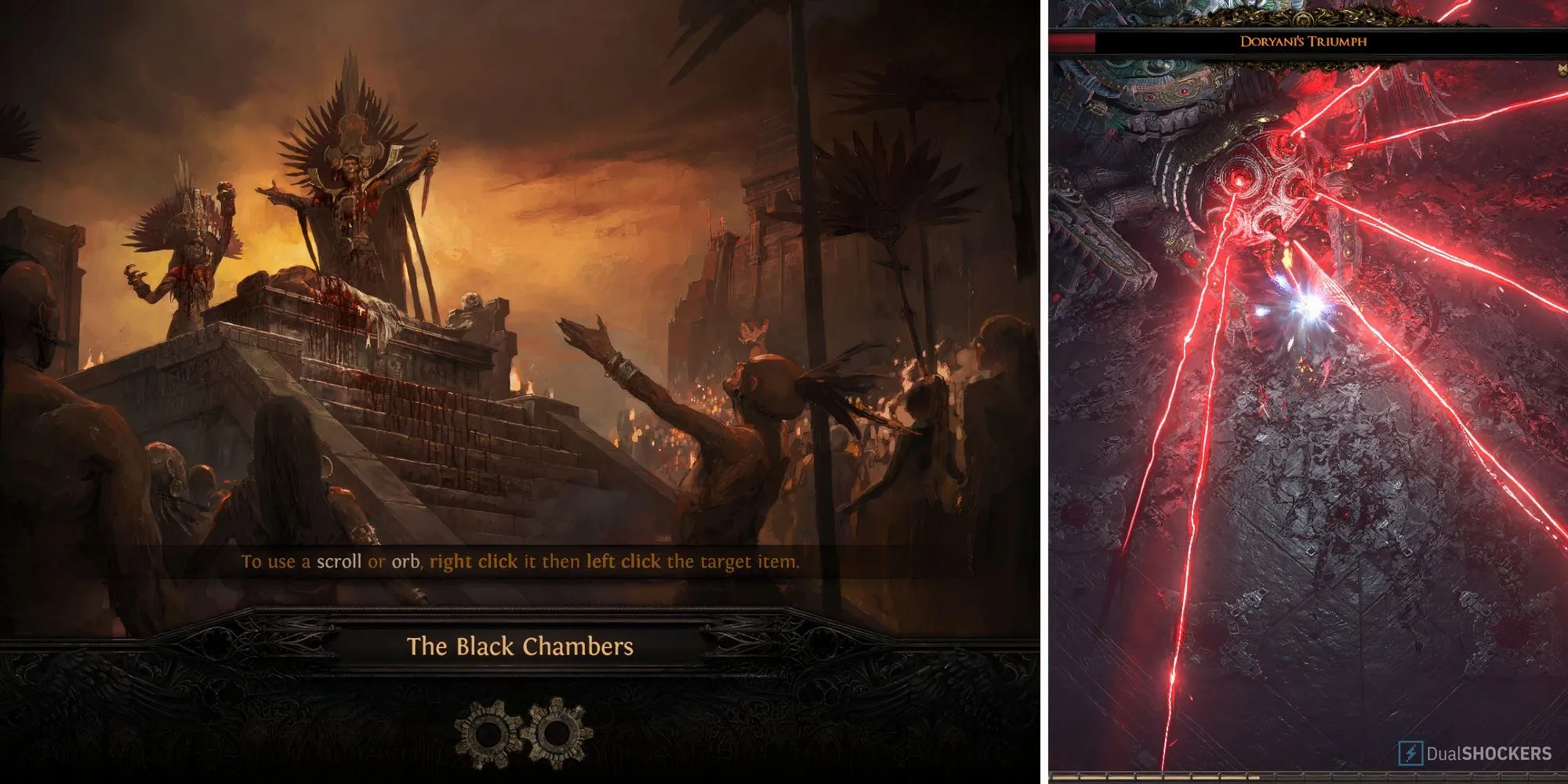 Nghệ thuật chiến đấu với trùm Doryani trong Path of Exile 2, minh họa thử thách khó khăn