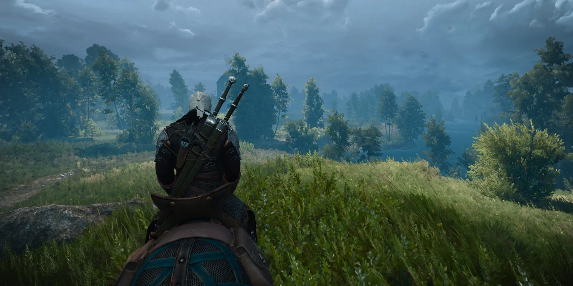 Người chơi khám phá thế giới The Witcher 3 mà không có giao diện HUD