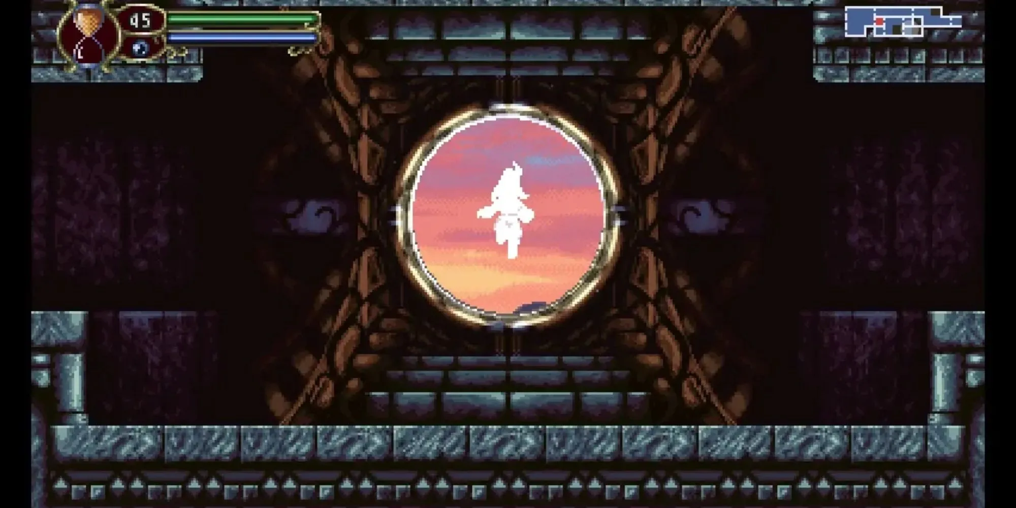 Nhân vật chính của Timespinner sử dụng khả năng thao túng thời gian