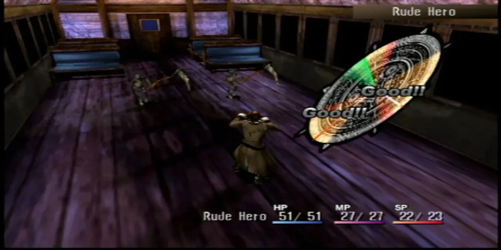 Nhân vật chính Yuri Hyuga và những người đồng đội trong thế giới Gothic đen tối của game nhập vai Shadow Hearts.