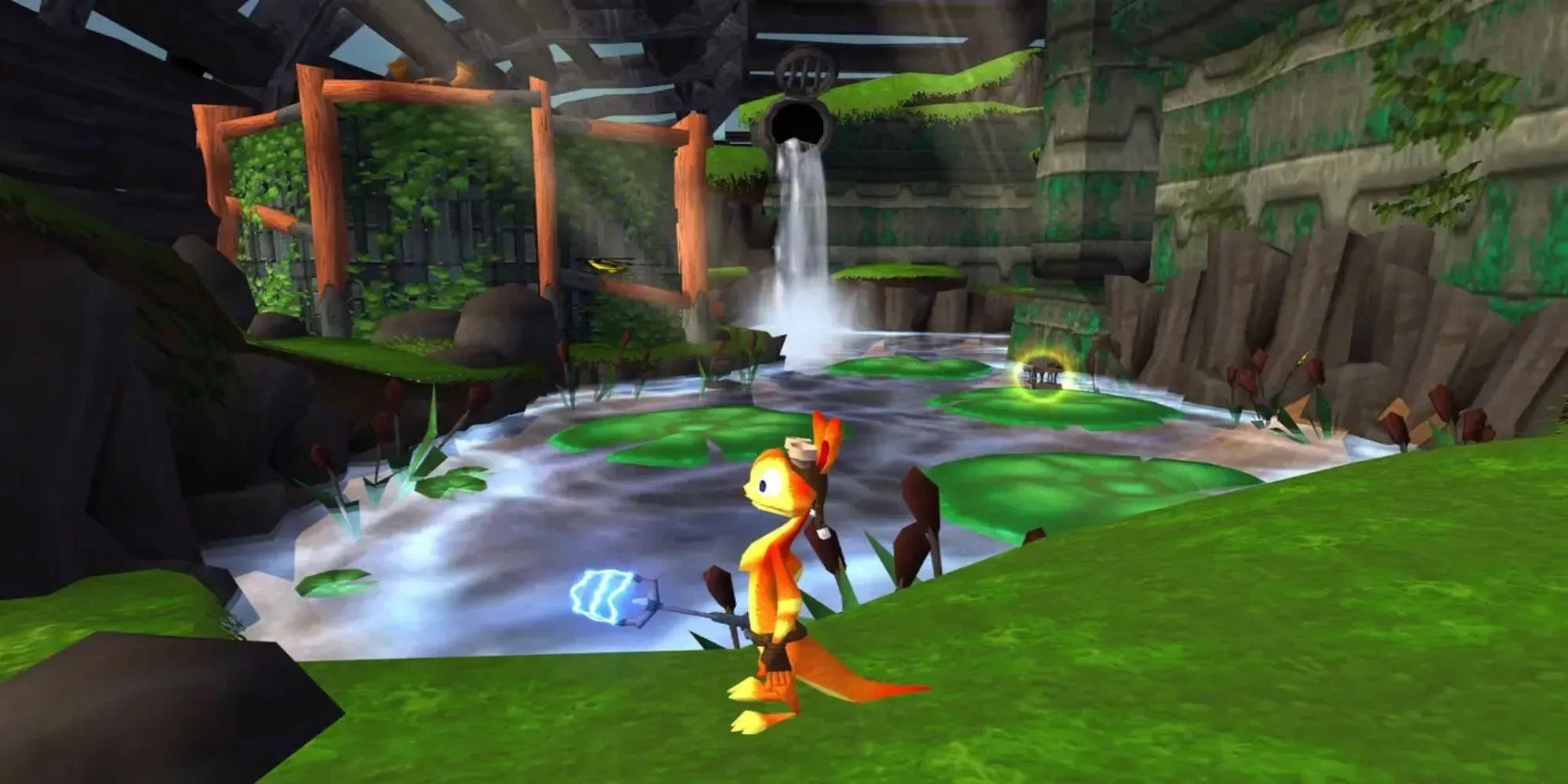 Nhân vật Daxter trong tựa game platformer cùng tên trên PSP, spin-off của Jak and Daxter.
