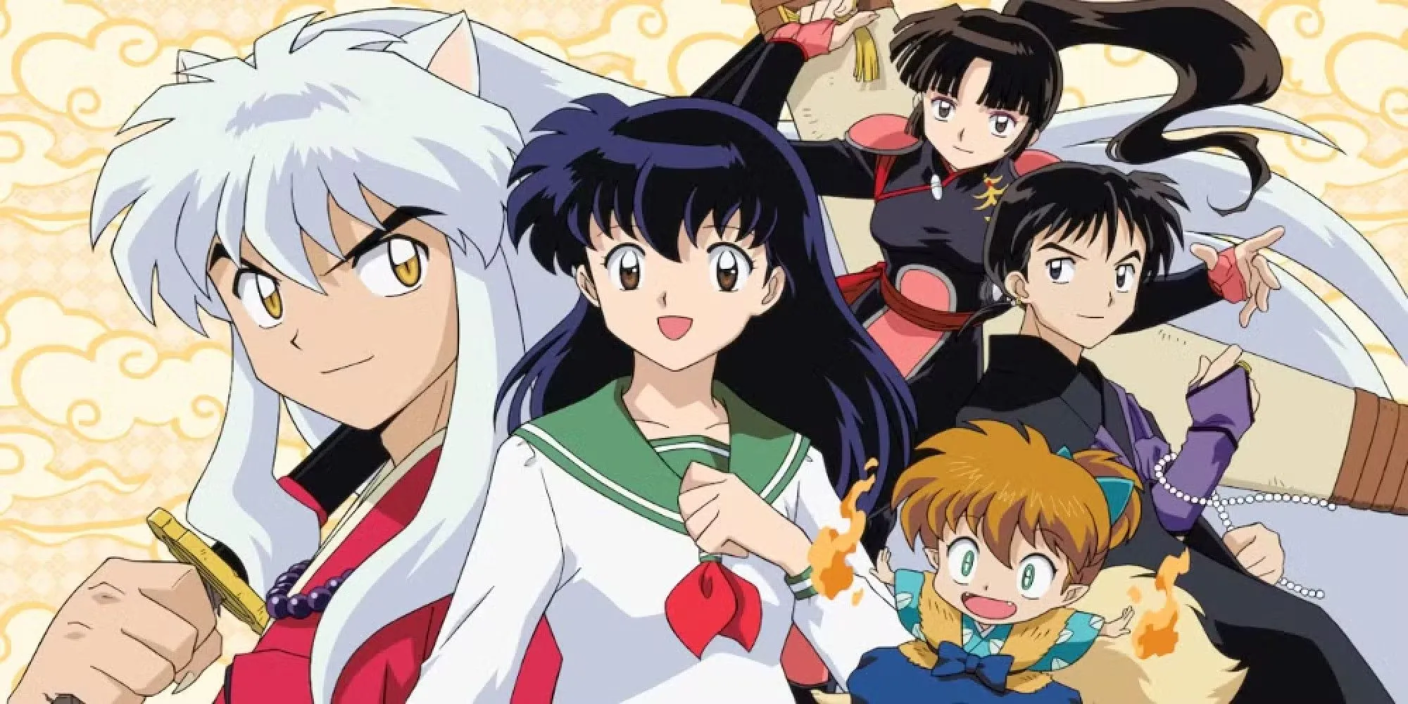 Nhân vật Inuyasha, Kagome và Sango trong thế giới phong kiến Nhật Bản