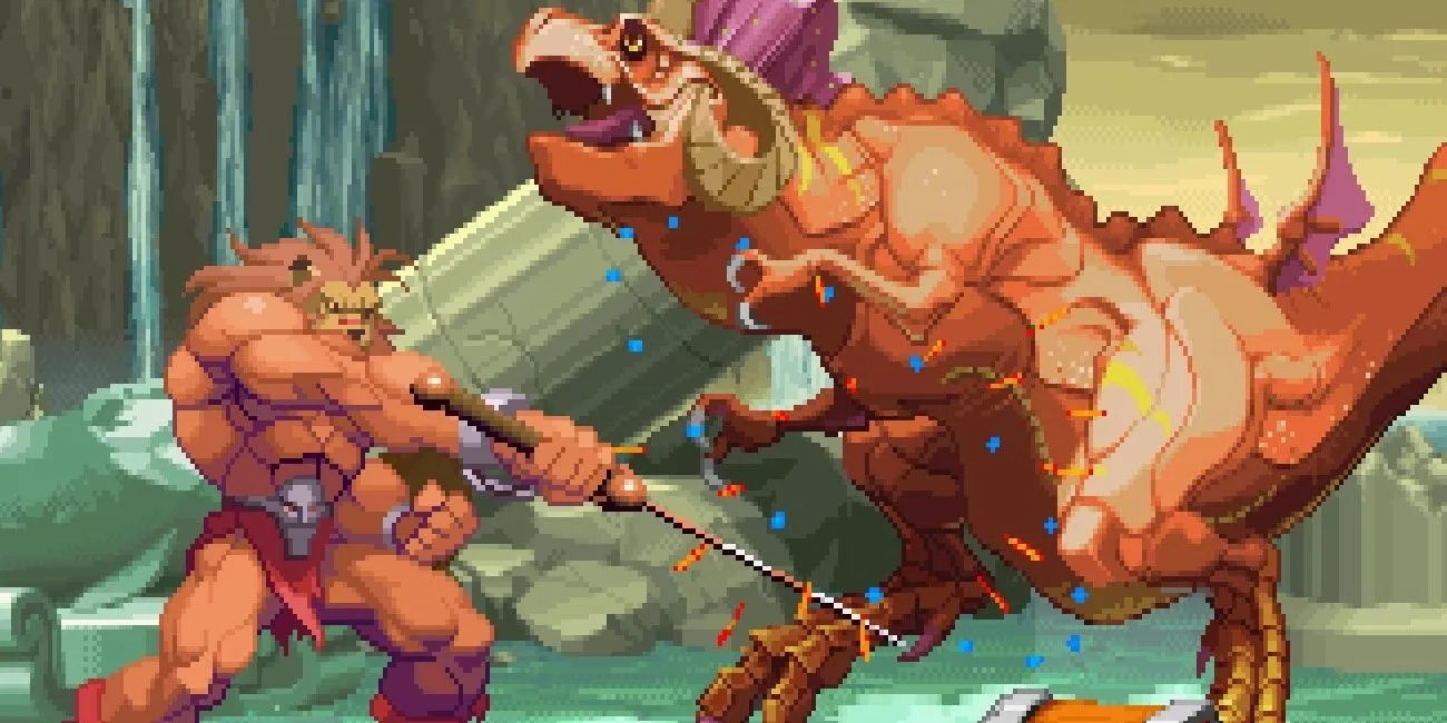 Nhân vật Leo chiến đấu với boss Hauzer trong game Red Earth