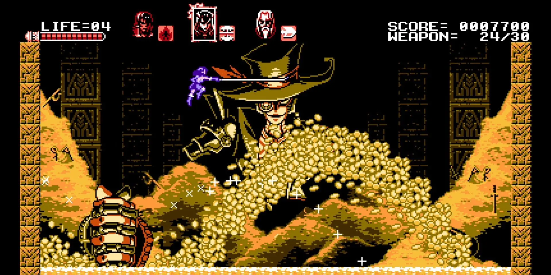 Top Game Platformer Hiện Đại Kế Thừa Và Vượt Qua Các Huyền Thoại Kinh Điển 1 Nhân vật Miriam chiến đấu với trùm Valefar trong game Bloodstained: Curse of the Moon