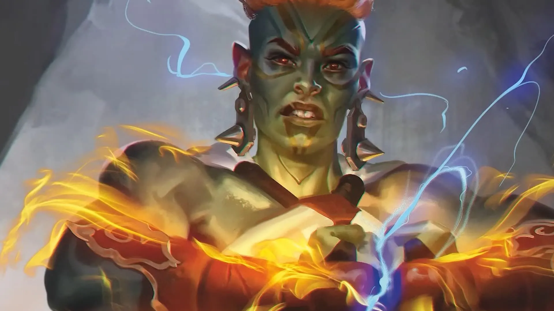Nhân vật Monk minh họa trong D&amp;D