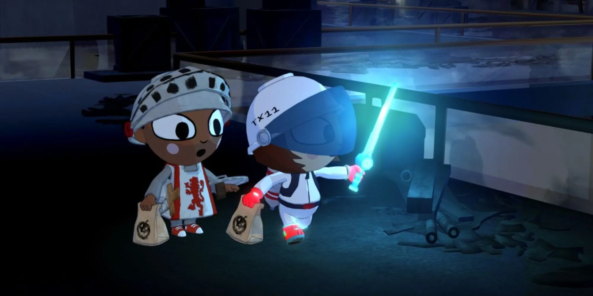 Nhân vật trẻ con trong game Costume Quest