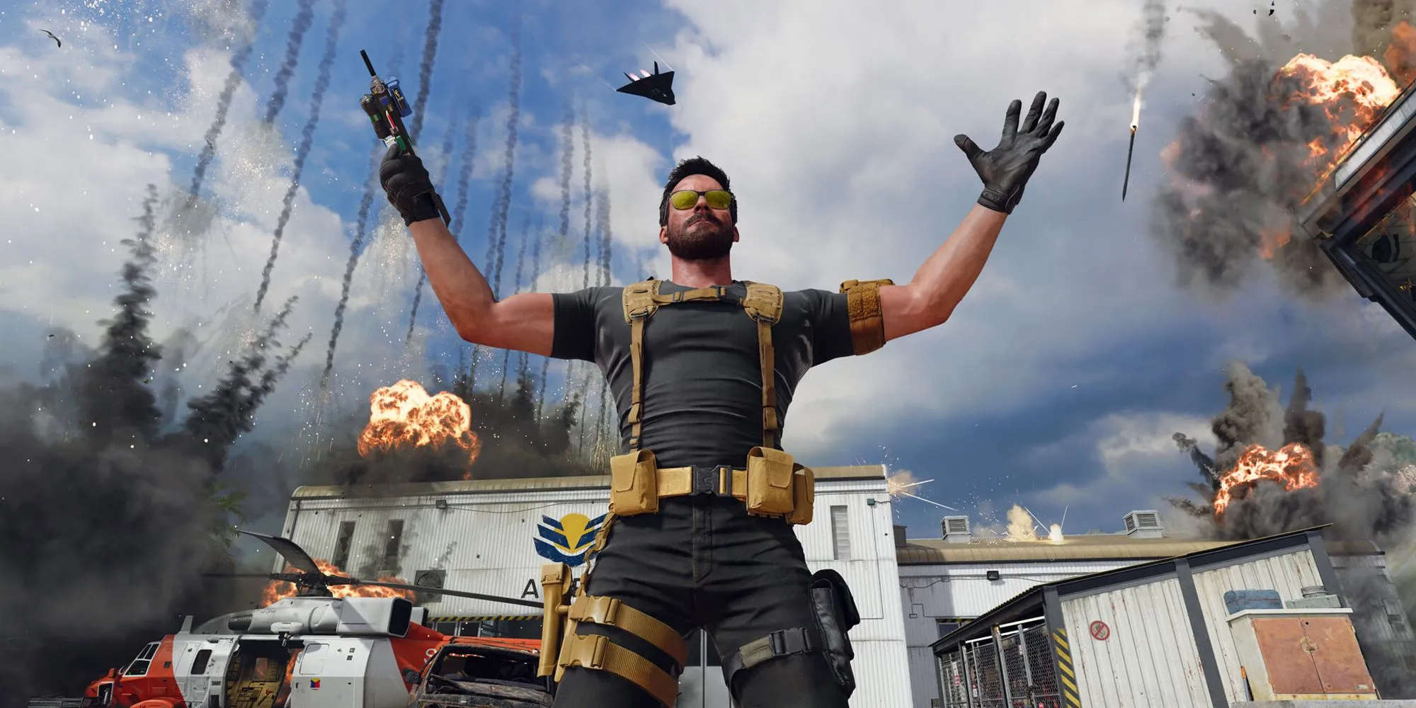 Nhân vật trong tư thế chiến đấu từ Call of Duty Black Ops 6