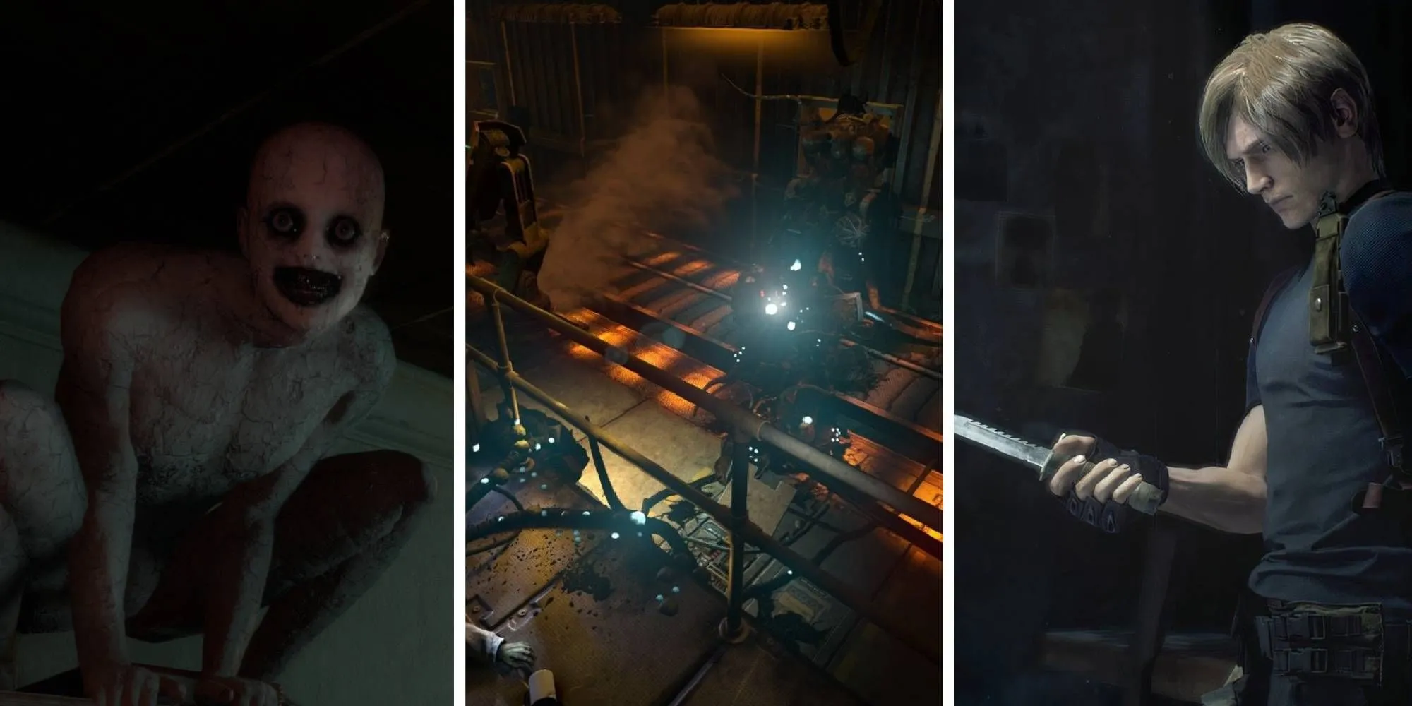 Nhiều bìa game kinh dị như The Mortuary Assistant, SOMA, Resident Evil 4 Remake