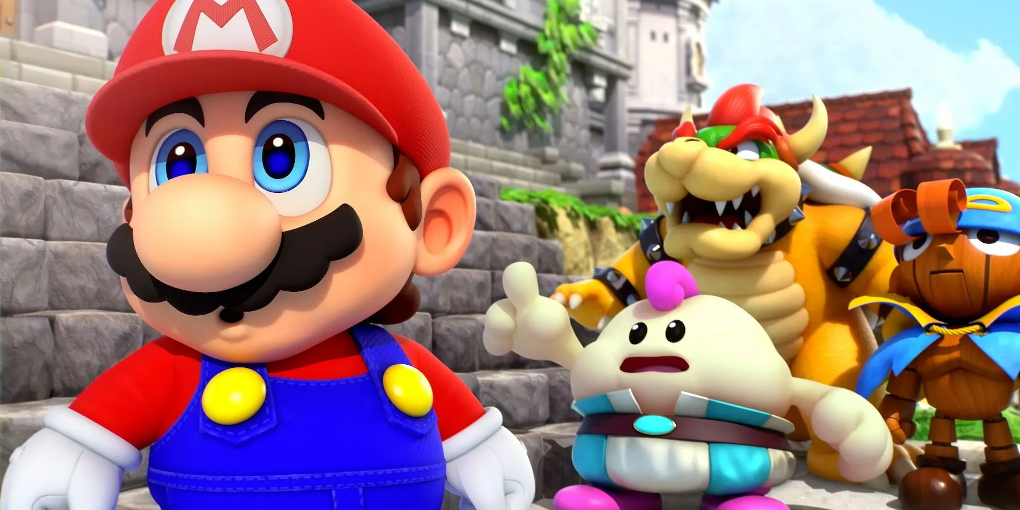 Nhóm Mario, Bowser và bạn bè trong Super Mario RPG Remake