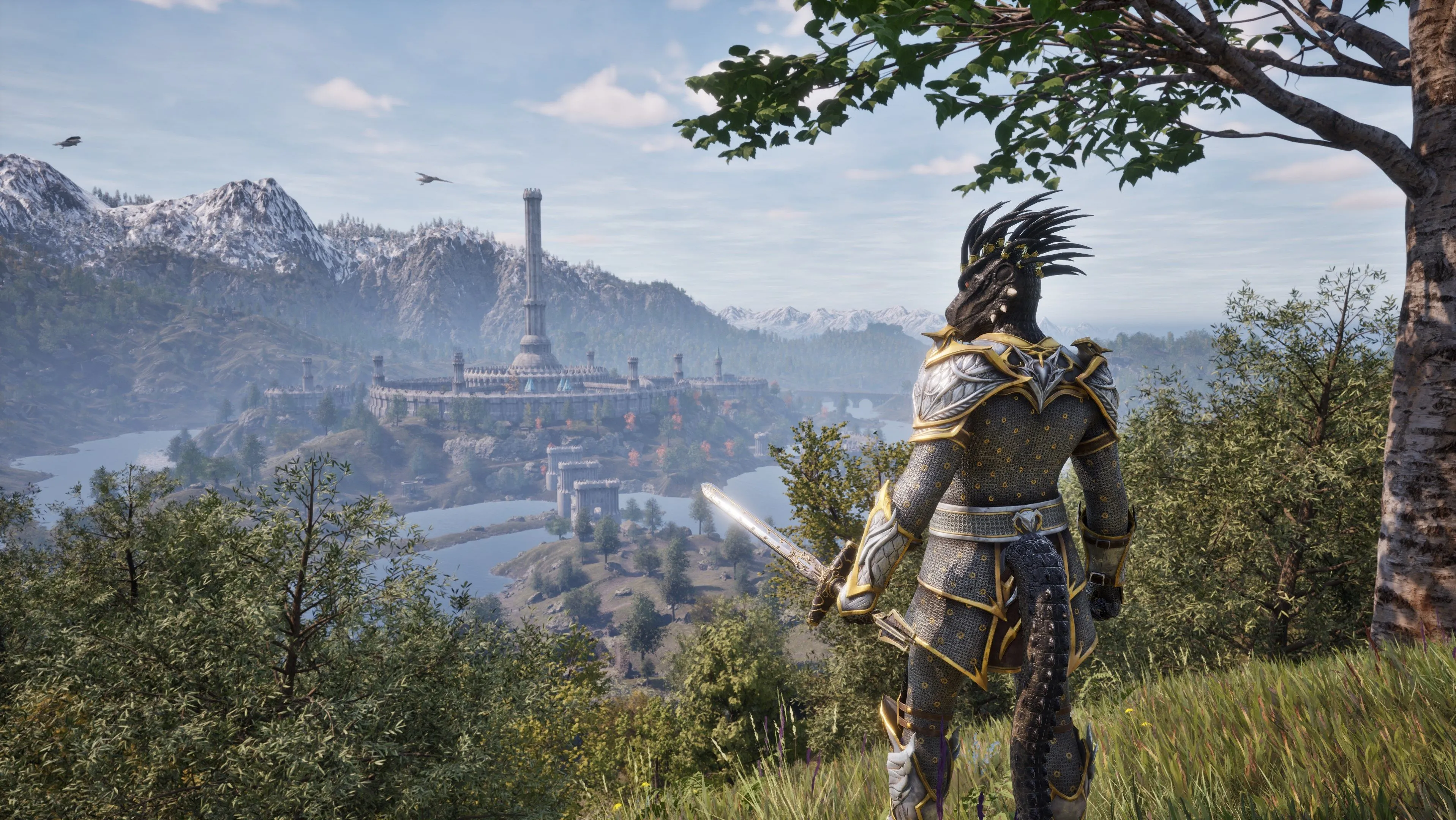 &quot;Phong cảnh hoặc kiến trúc thành phố trong The Elder Scrolls IV Oblivion Remastered.&quot;