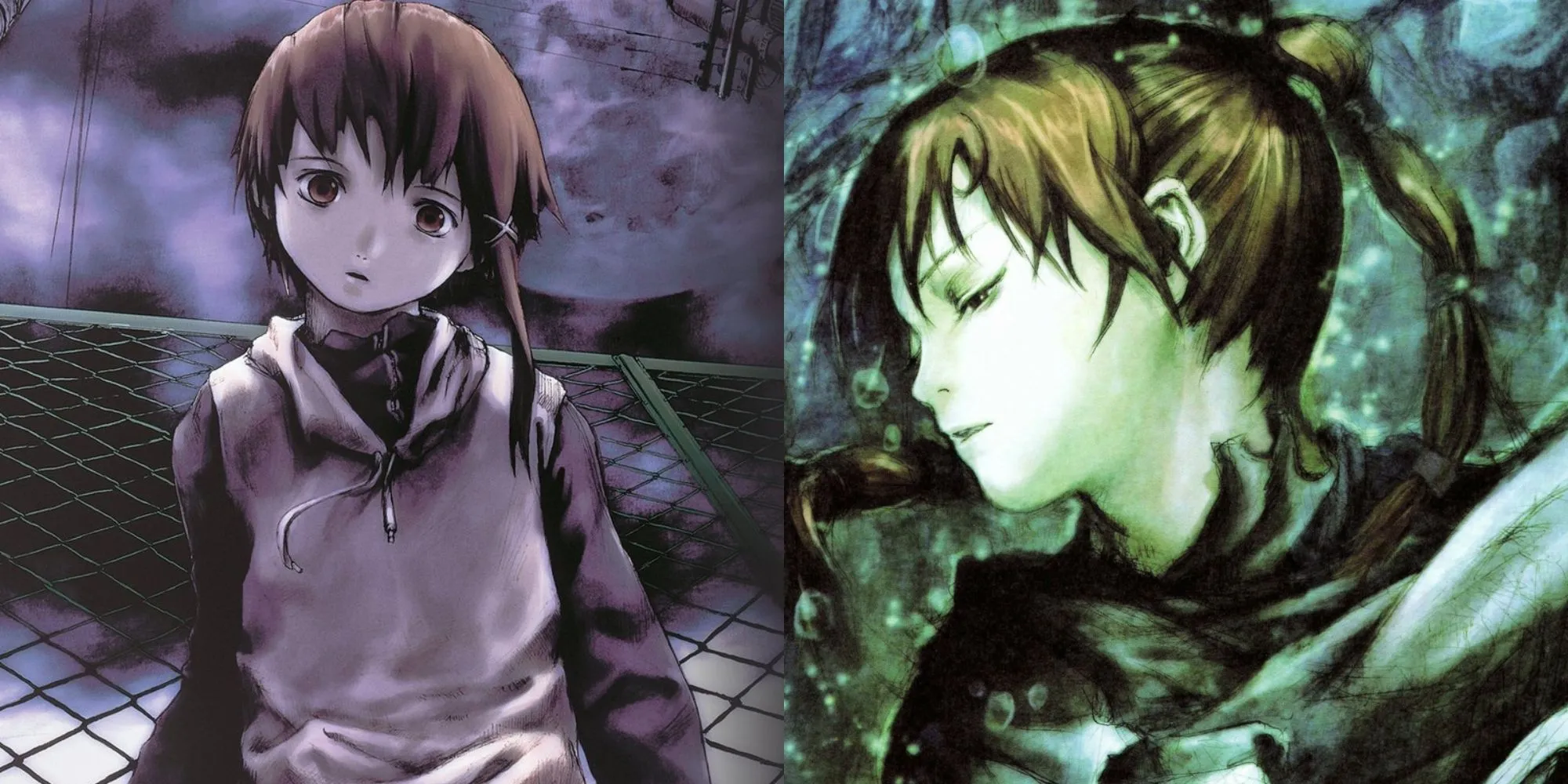 Poster chính thức của anime Texhnolyze với tông màu u tối, khắc họa thế giới dystopian