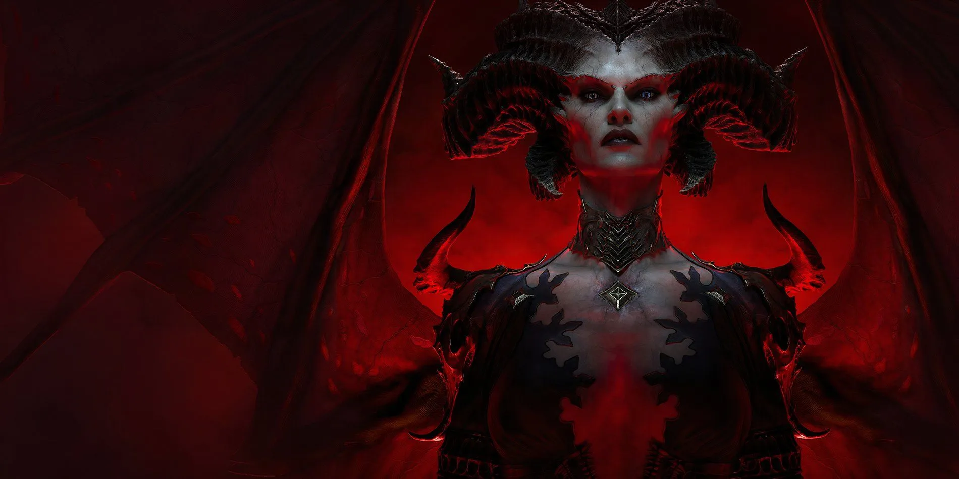 Poster chính thức của Diablo 4 với hình ảnh Lilith, biểu tượng của cuộc chiến bất tận