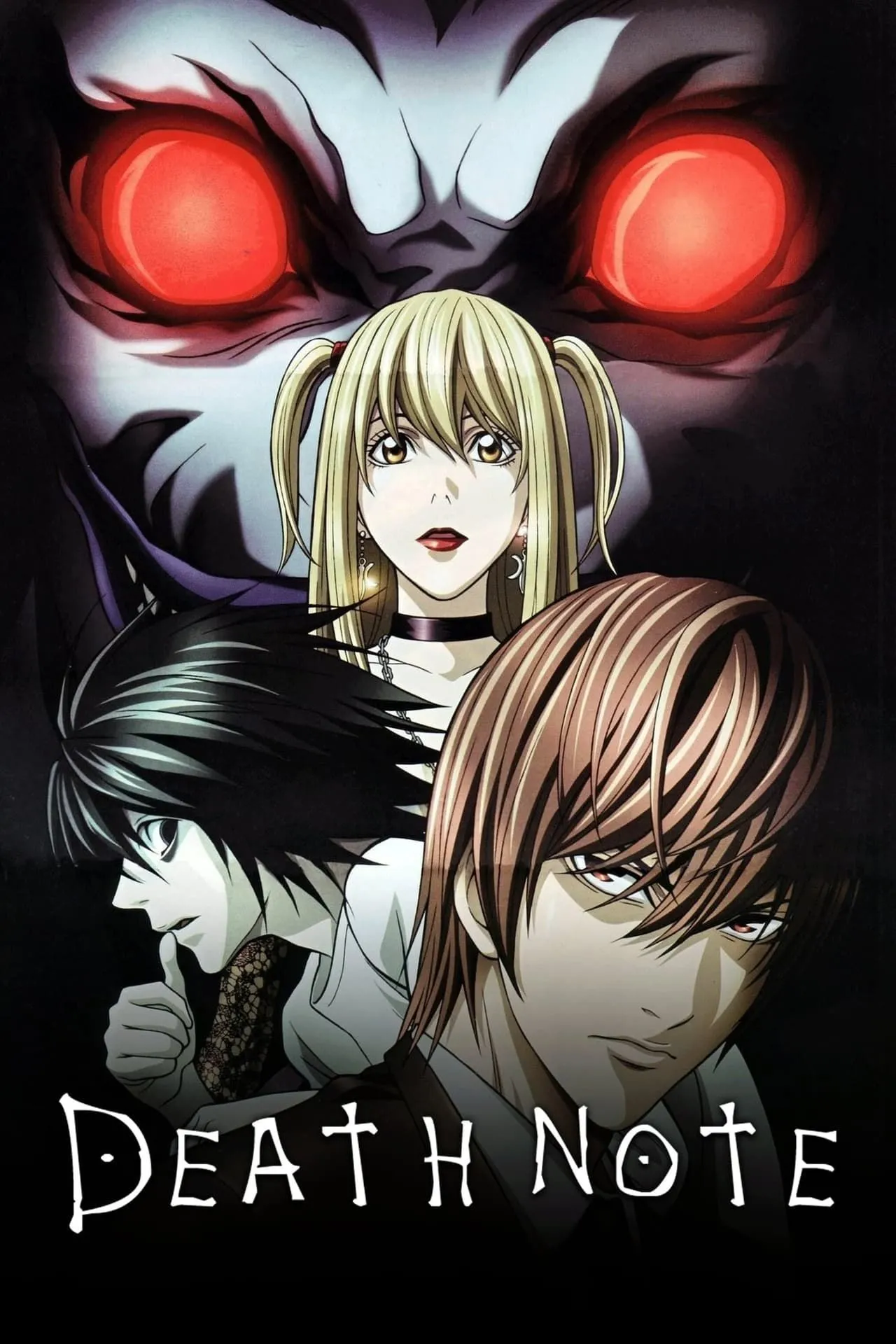 Poster kinh điển của anime Death Note.