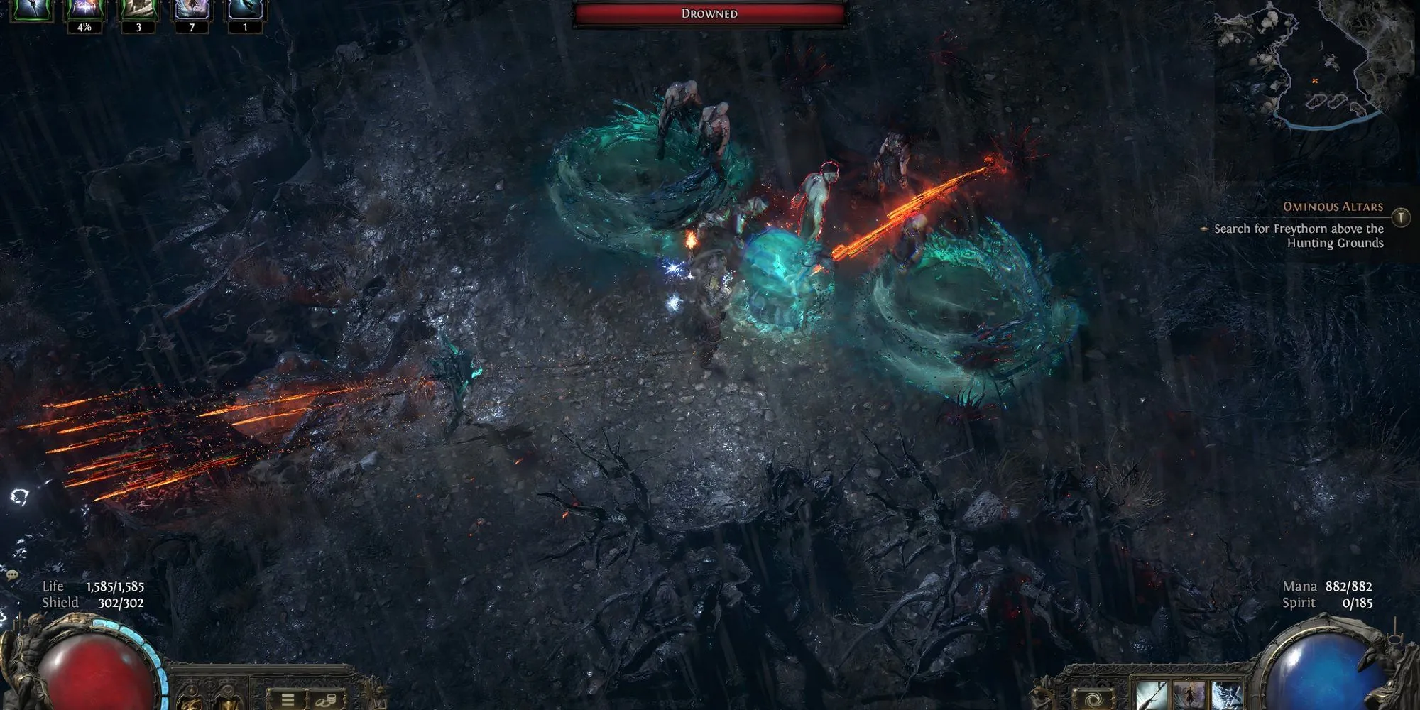Quái vật River Hag trong Path of Exile 2