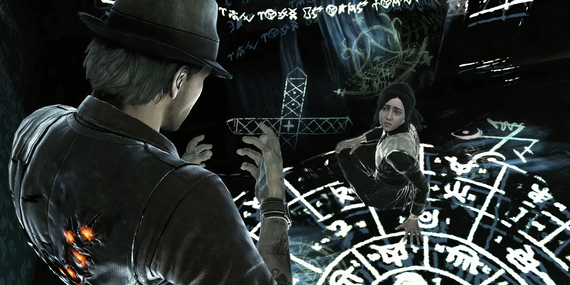 Ronan O'Connor dưới dạng hồn ma đối mặt với kẻ thù trong Murdered Soul Suspect