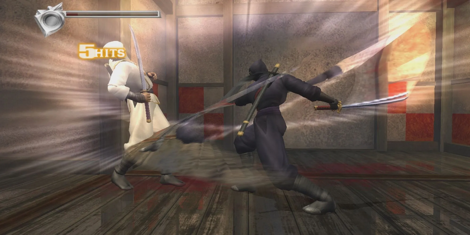 Ryu Hayabusa, nhân vật chính của Ninja Gaiden Black, chuẩn bị chiến đấu