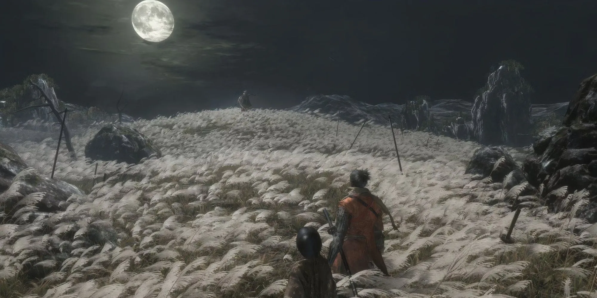 Sekiro đấu Genichiro Ashina trong game Sekiro Shadows Die Twice