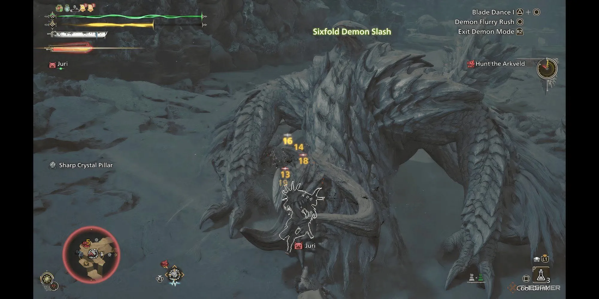 Showcasing Dual Blades against Arkveld 