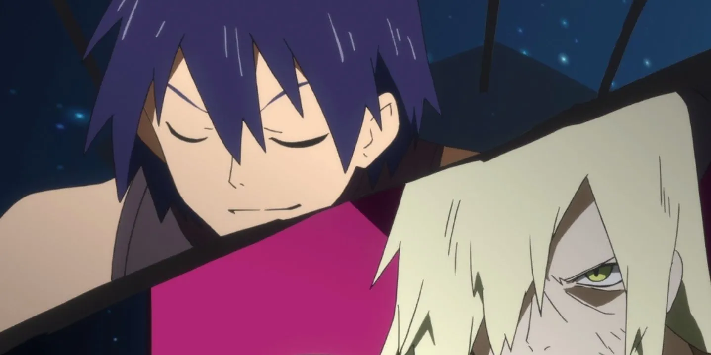 Simon và Viral từ Gurren Lagann sát cánh bên nhau