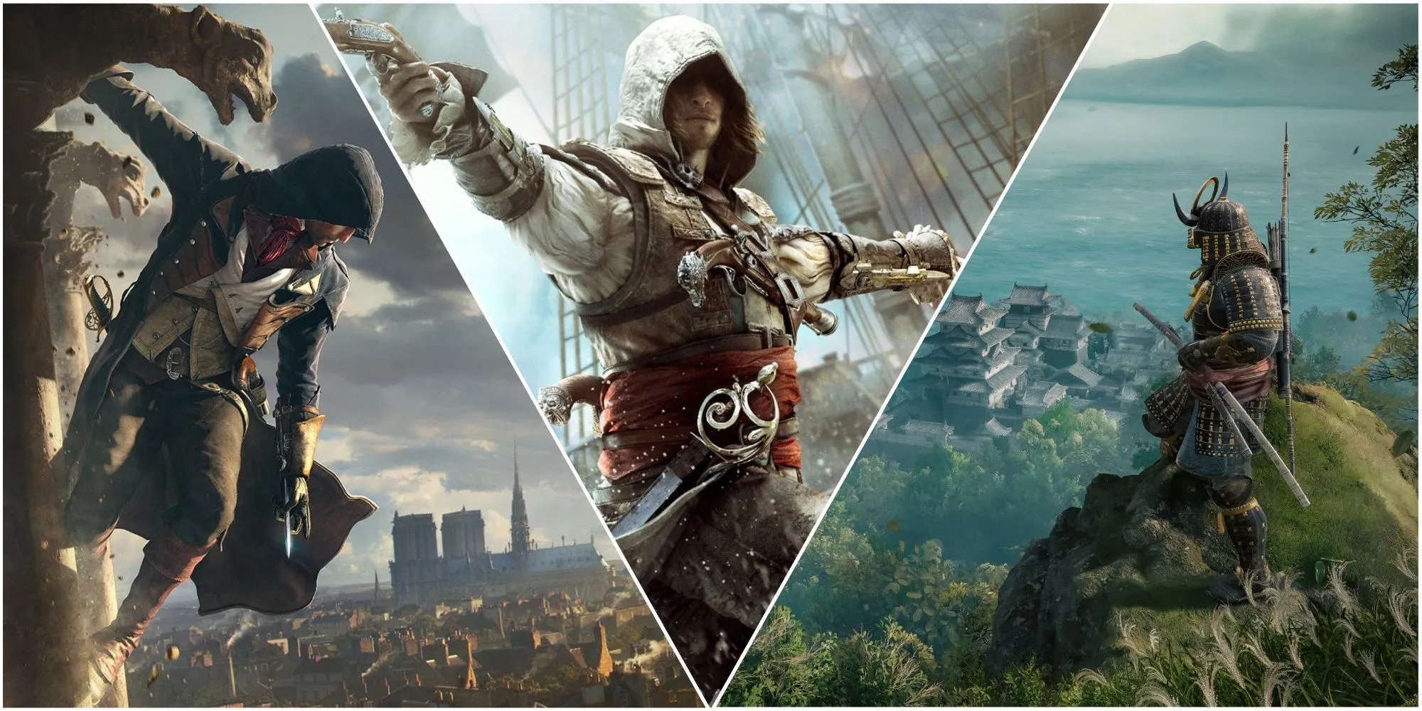 So sánh các địa điểm trong series Assassin's Creed, bao gồm Odyssey