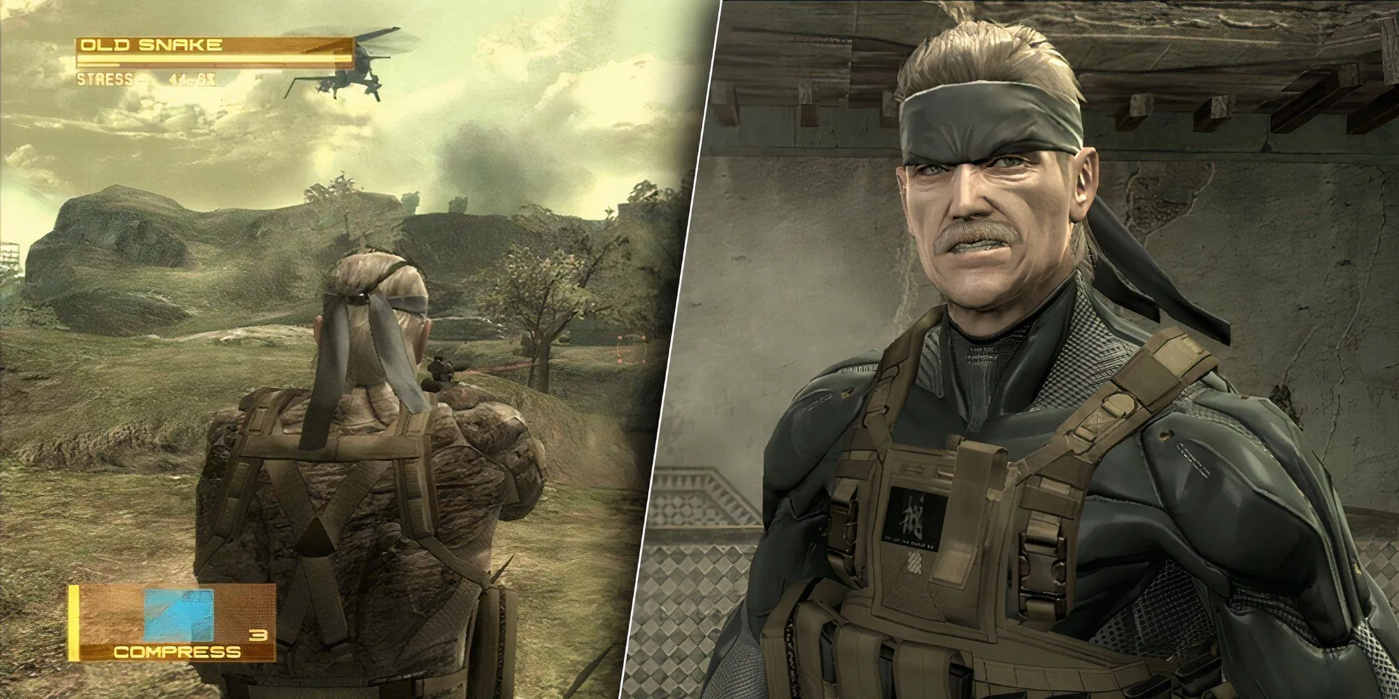 Solid Snake sử dụng khẩu súng trong Metal Gear Solid 4 Guns of the Patriots trên PS3