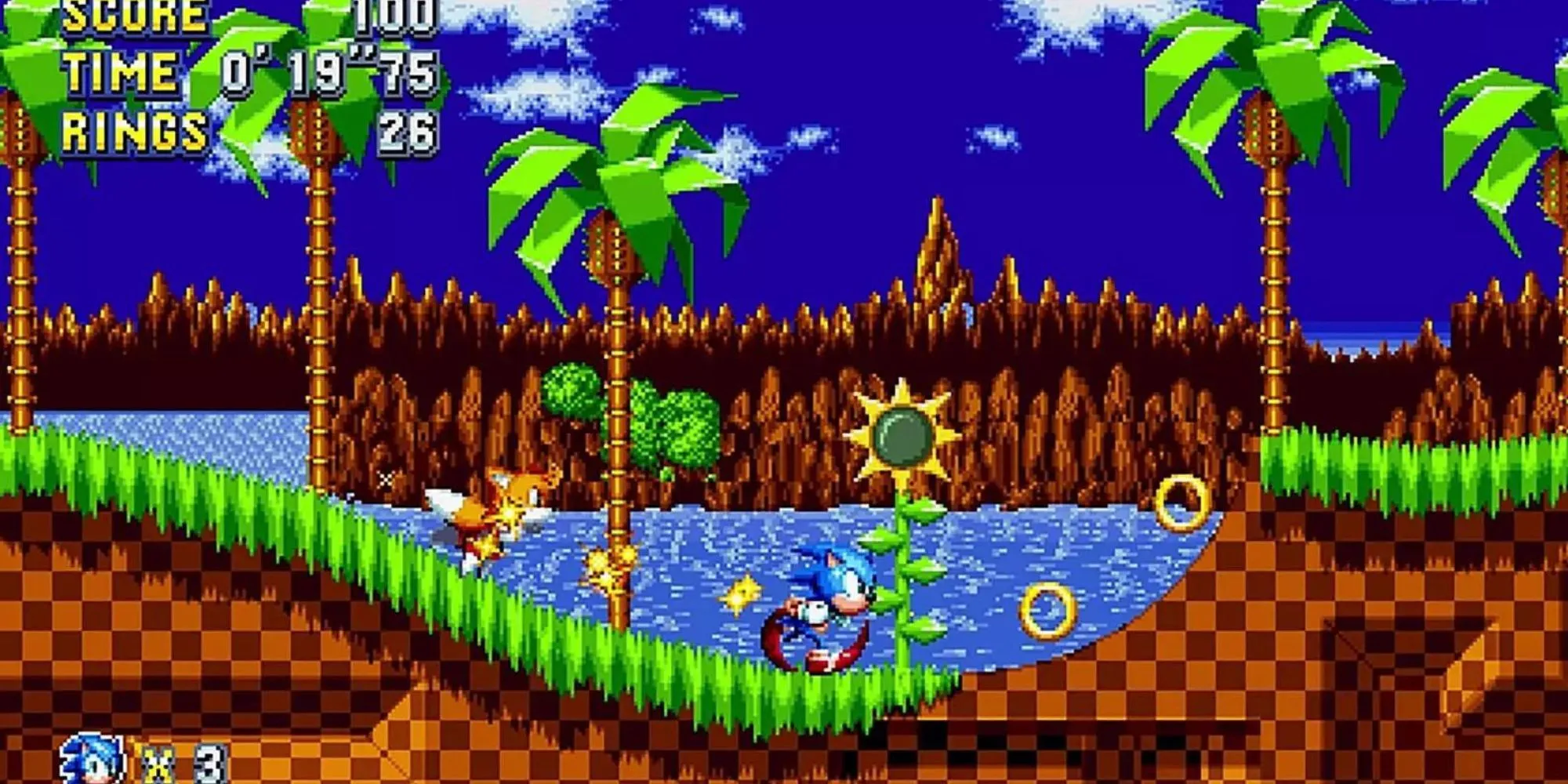 Sonic và Tails trong Sonic Mania
