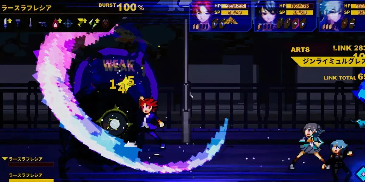 SOULVARS Cyberpunk JRPG Deckbuilder combat
