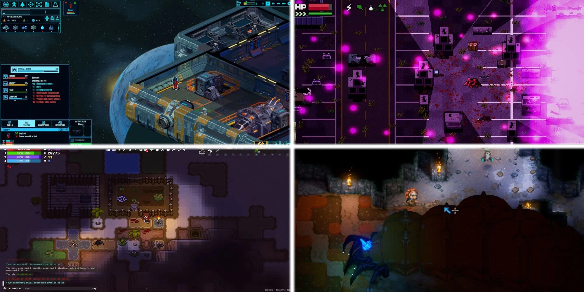 space haven, zero sievert, wayward, core keeper
