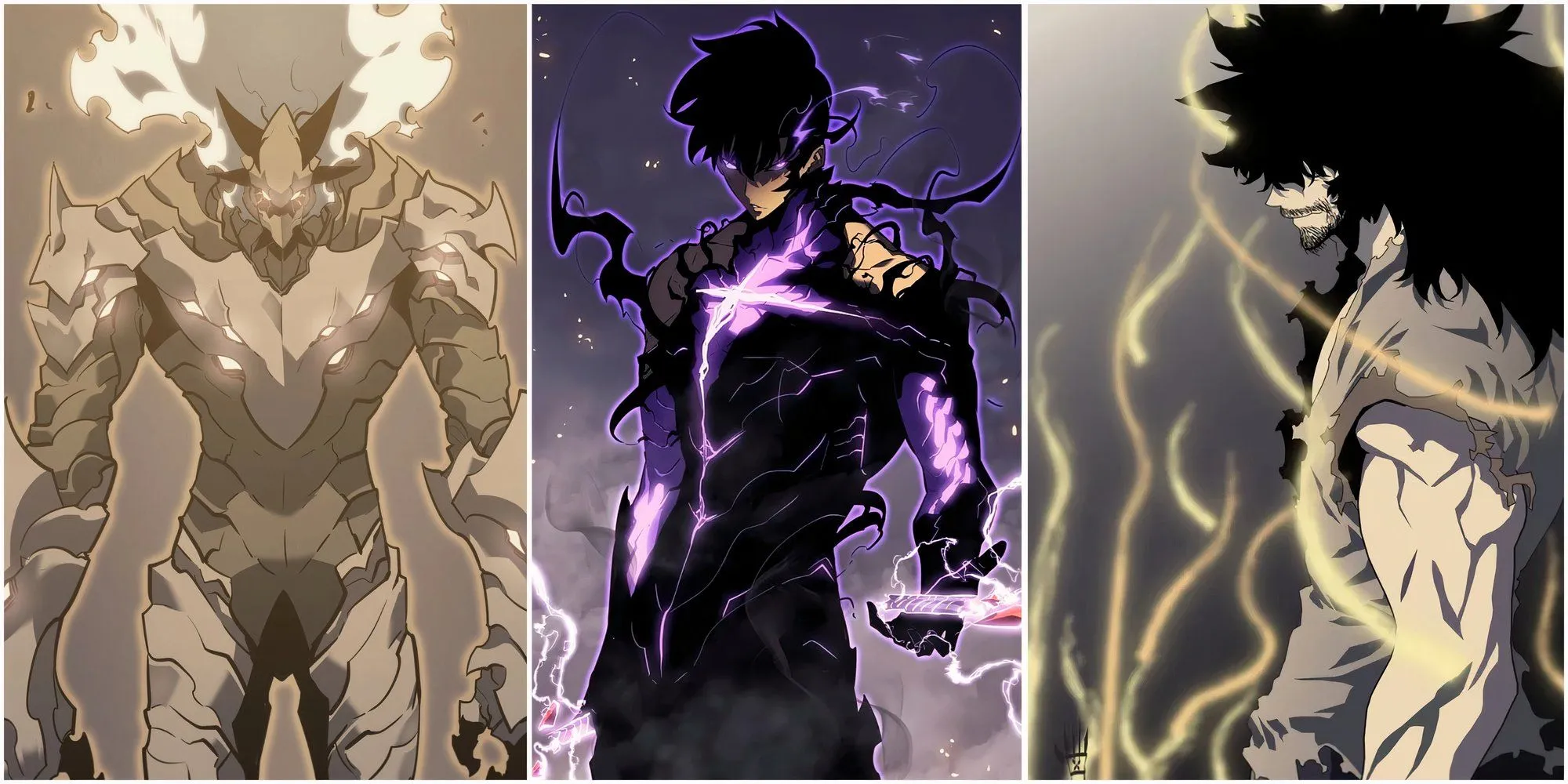 Sung Jinwoo và Thomas Andre, hai trong số những Thợ săn mạnh nhất Solo Leveling