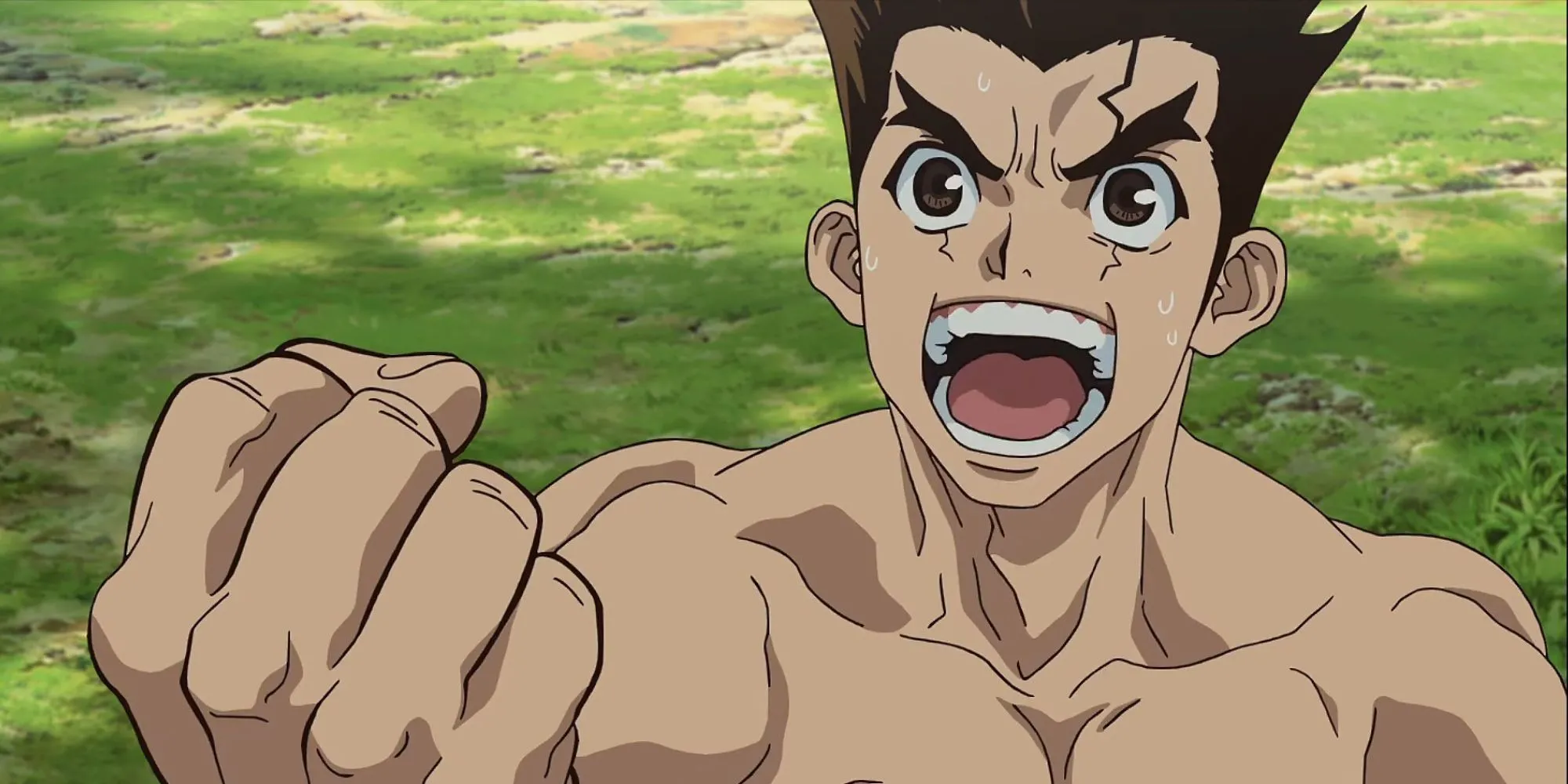 Taiju Oki, bạn thân của Senku trong Dr Stone với thể hình ấn tượng