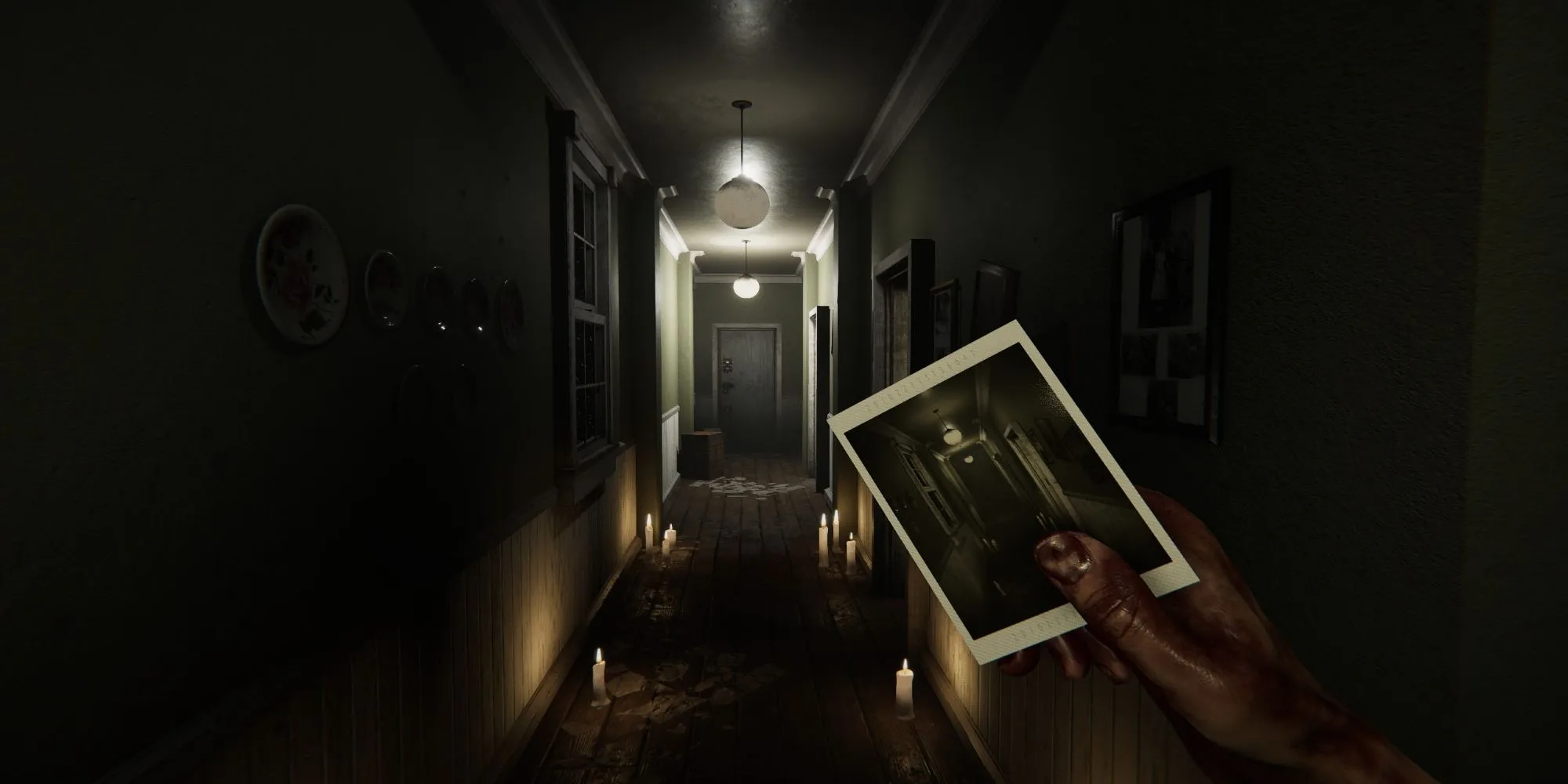 Tấm ảnh trong hành lang u ám của game MADiSON