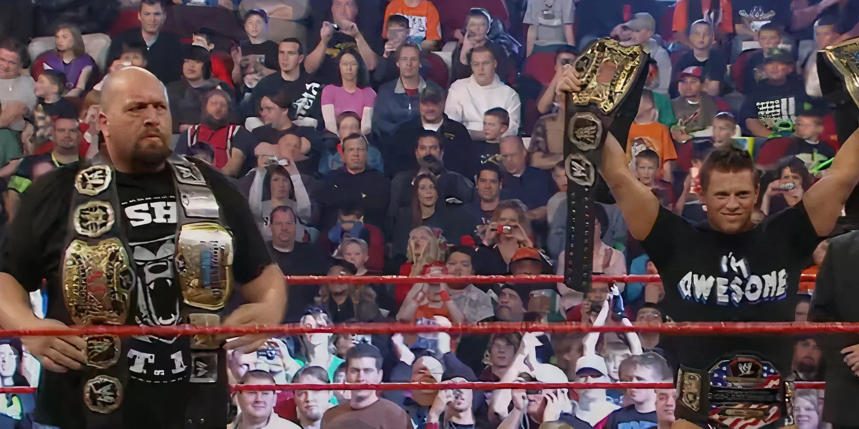 The Big Show và The Miz chuẩn bị bảo vệ danh hiệu Đai Đồng đội Thống nhất WWE trên một tập của Raw.