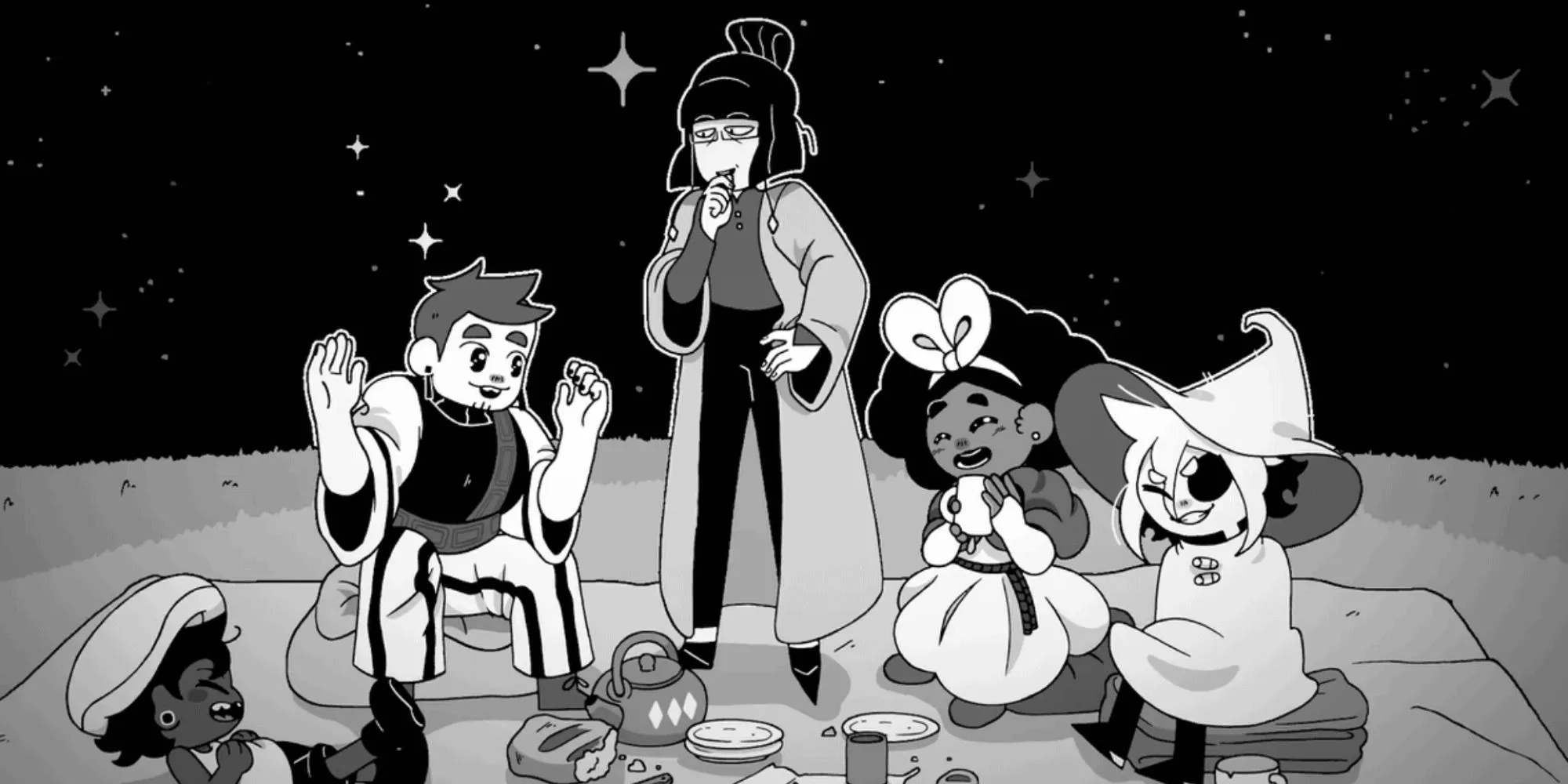 The Gang Laughing from In Stars and Time