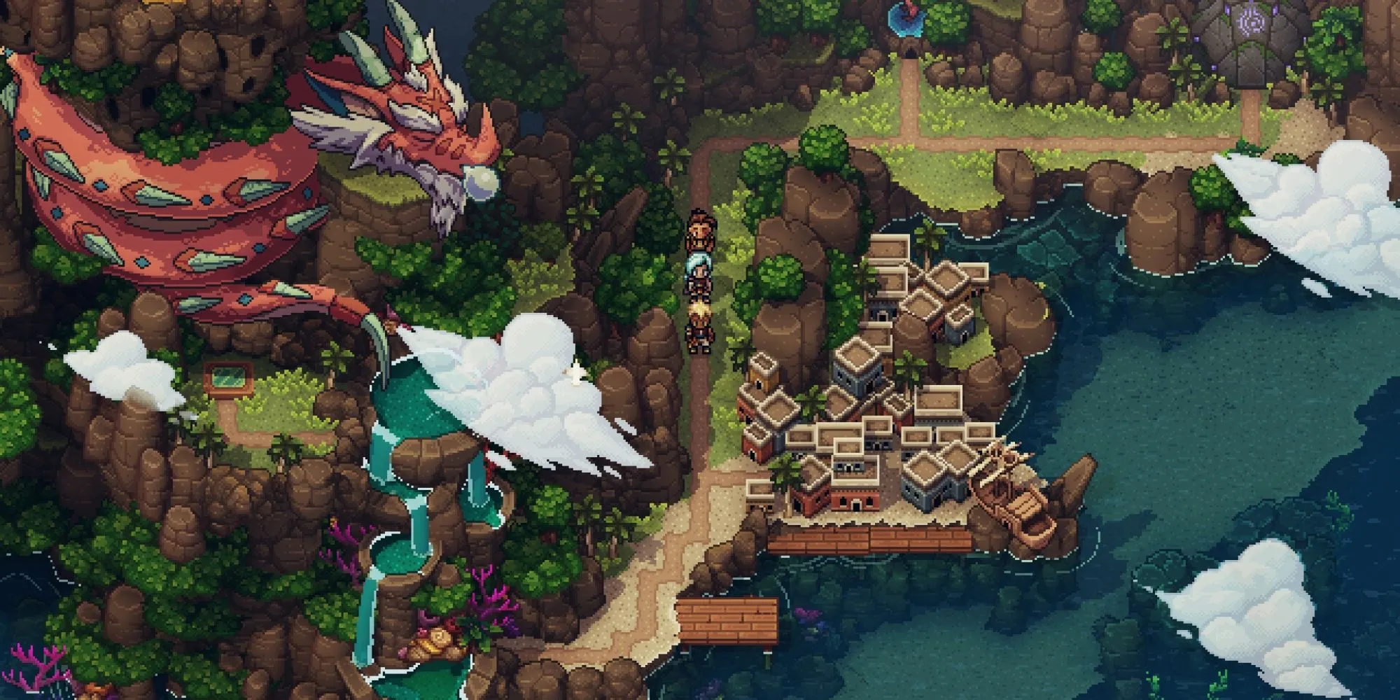 Thế giới mở đầy màu sắc trong game JRPG Sea of Stars