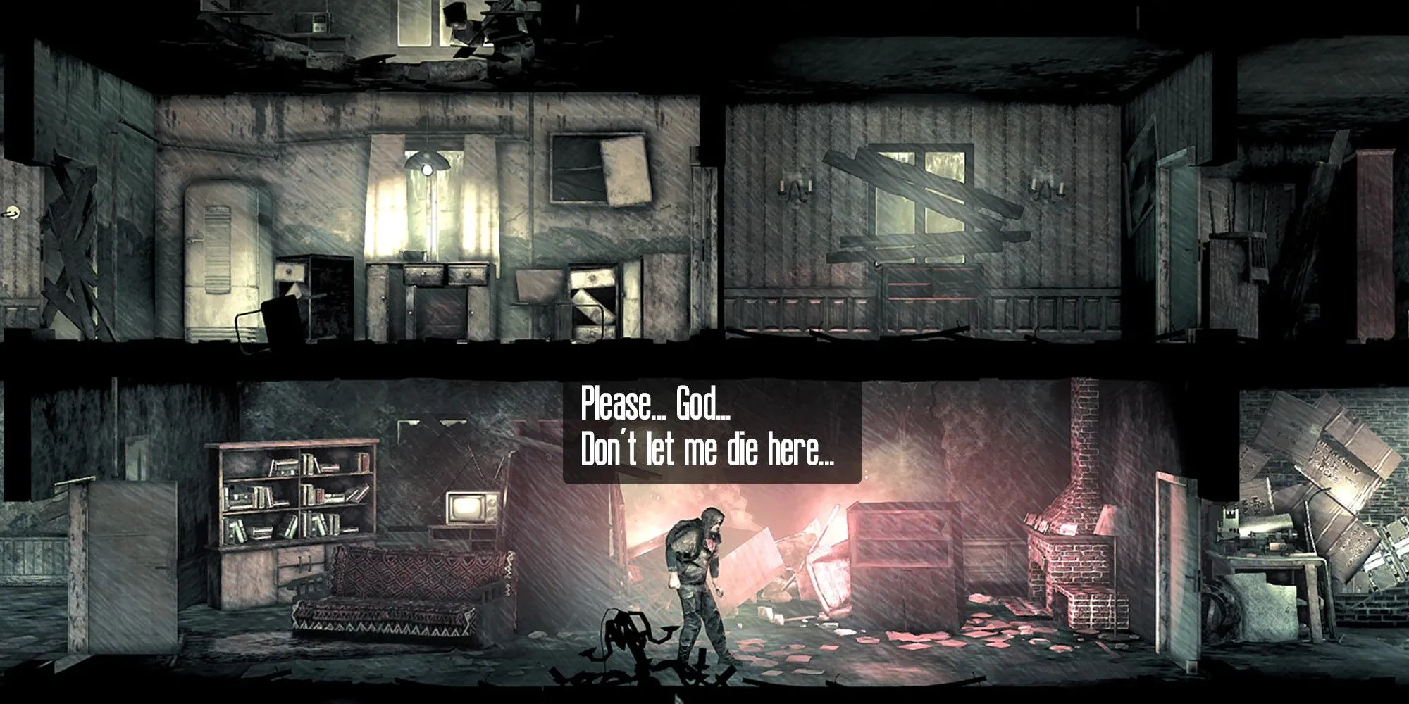 This War Of Mine: Bối cảnh chiến tranh và sự sinh tồn trong thành phố bị vây hãm