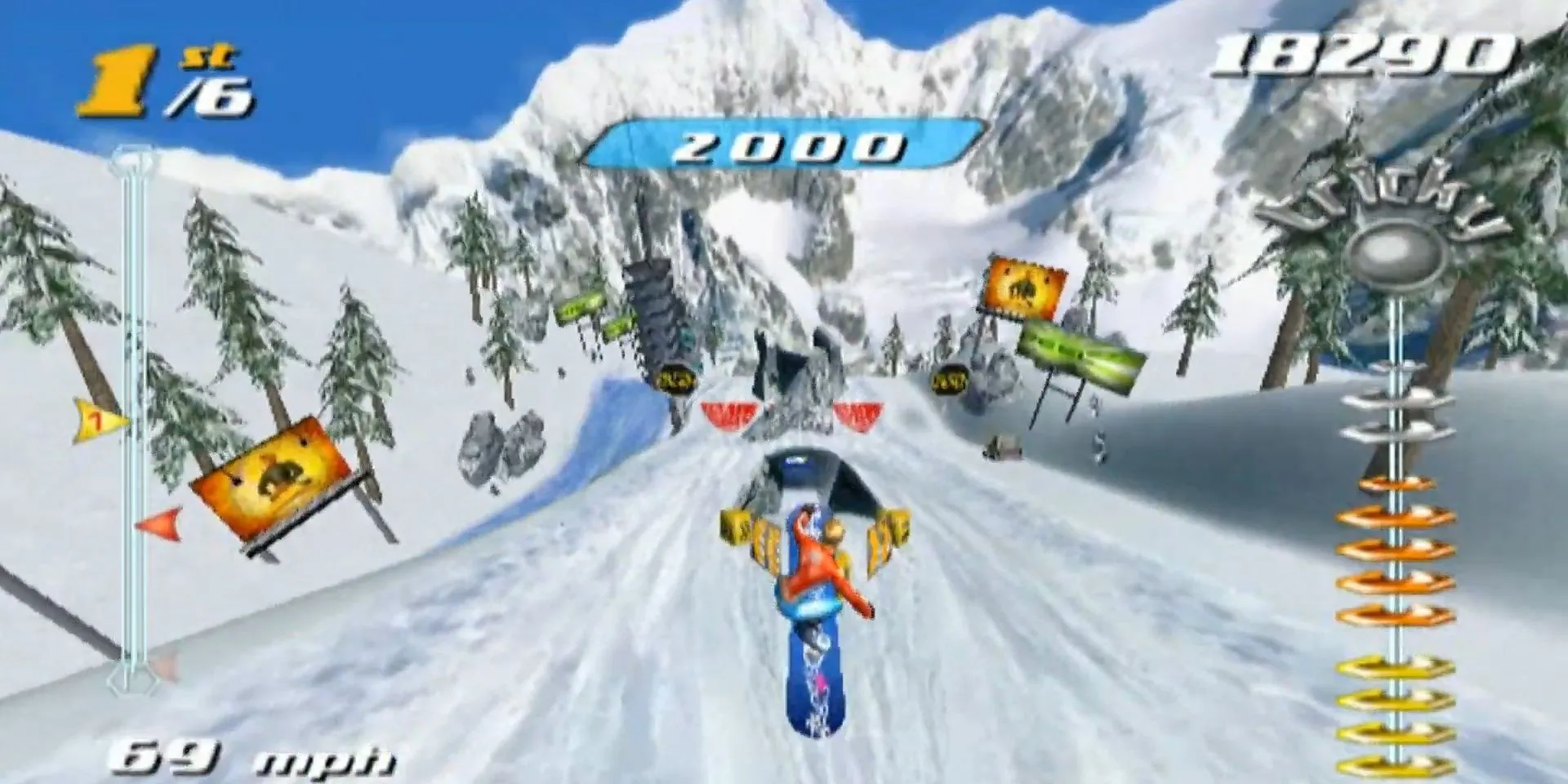 Thực hiện các pha biểu diễn trong game đua ván trượt SSX Tricky