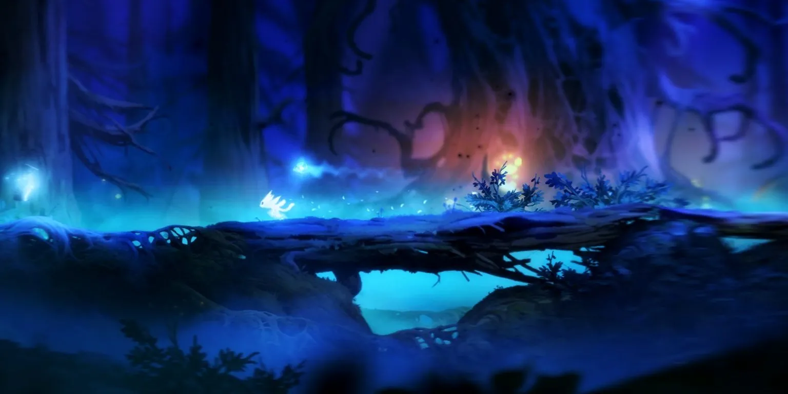 Tinh linh Ori cùng bạn đồng hành khám phá khu rừng trong Ori and the Blind Forest