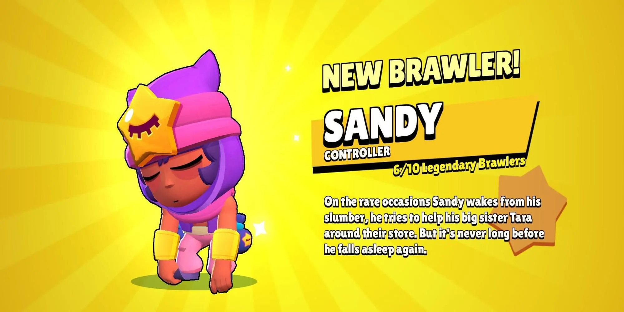 Toàn bộ hình ảnh Brawler Sandy trong Brawl Stars.