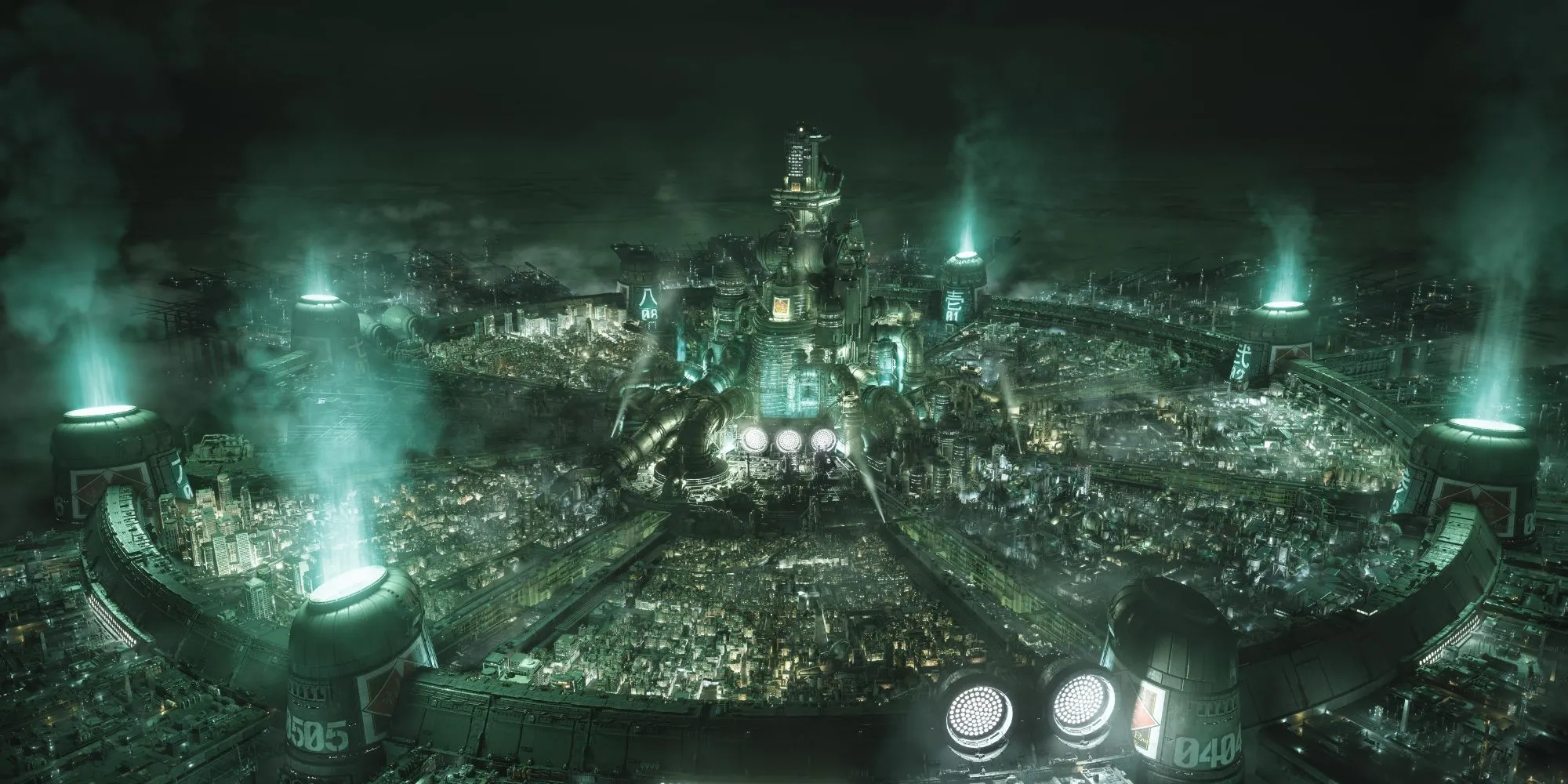 Toàn cảnh Midgar, thành phố chịu ảnh hưởng Shinra trong Final Fantasy 7