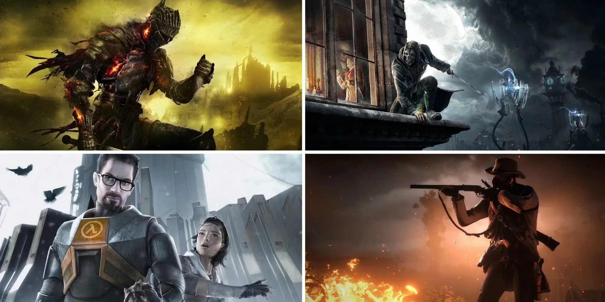 Xếp Hạng Toàn Bộ Game of the Year (GOTY) Của The Game Awards Thập Kỷ Qua: Từ Kém Nhất Đến Xuất Sắc Nhất 1 Tổng hợp hình ảnh các game được cho là xứng đáng GOTY nhưng đã thua cuộc, bao gồm Dark Souls 3 và Red Dead Redemption 2.