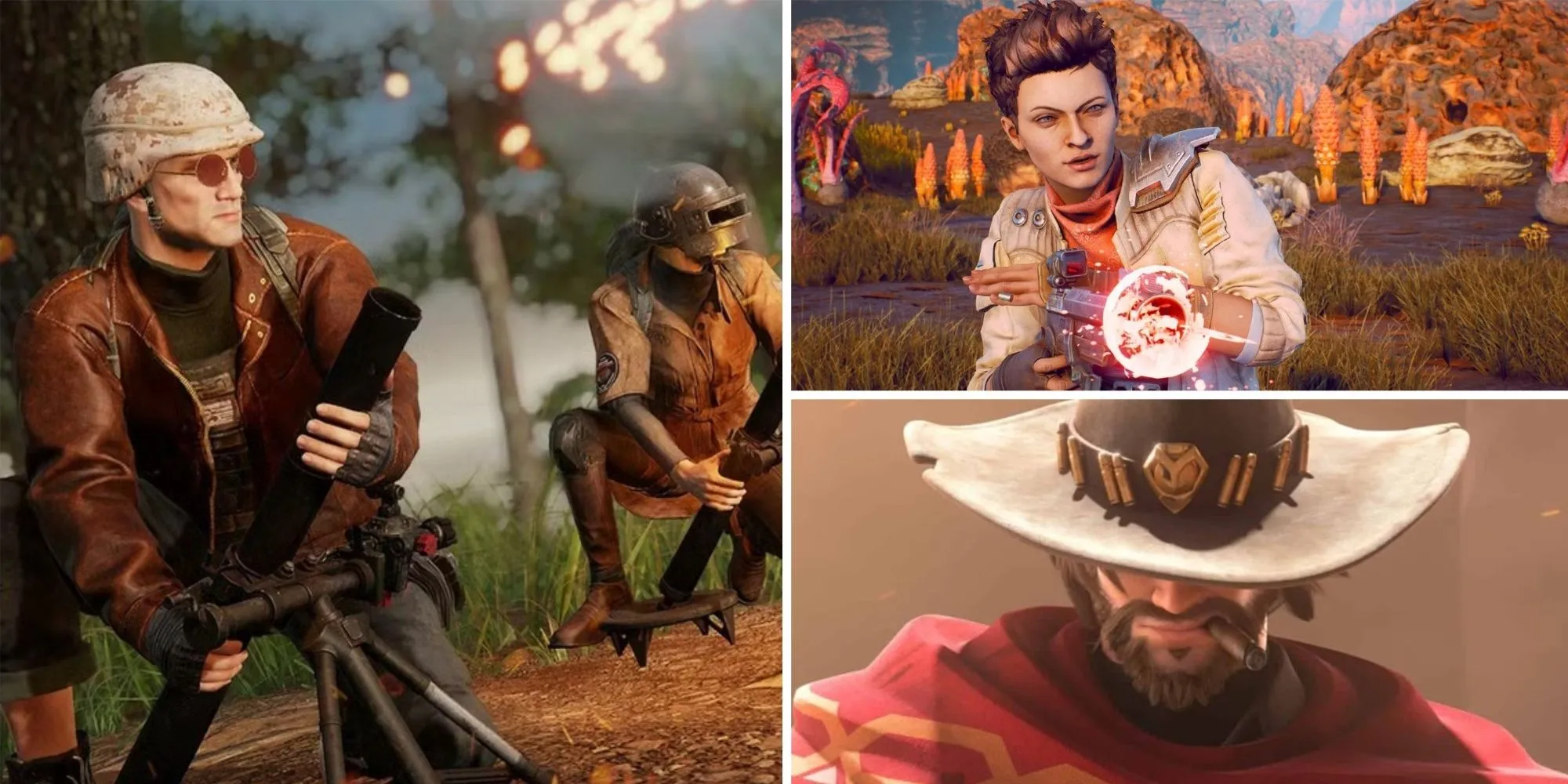 Tổng hợp hình ảnh PUBG, The Outer Worlds và Overwatch, các game được cho là ứng cử viên GOTY kém xứng đáng.