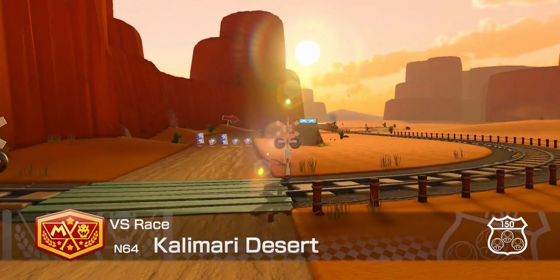 Tổng quan đường đua Kalimari Desert trong Mario Kart 8 Deluxe