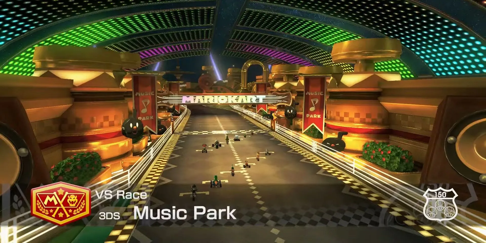 Tổng quan đường đua Music Park trong Mario Kart 8 Deluxe