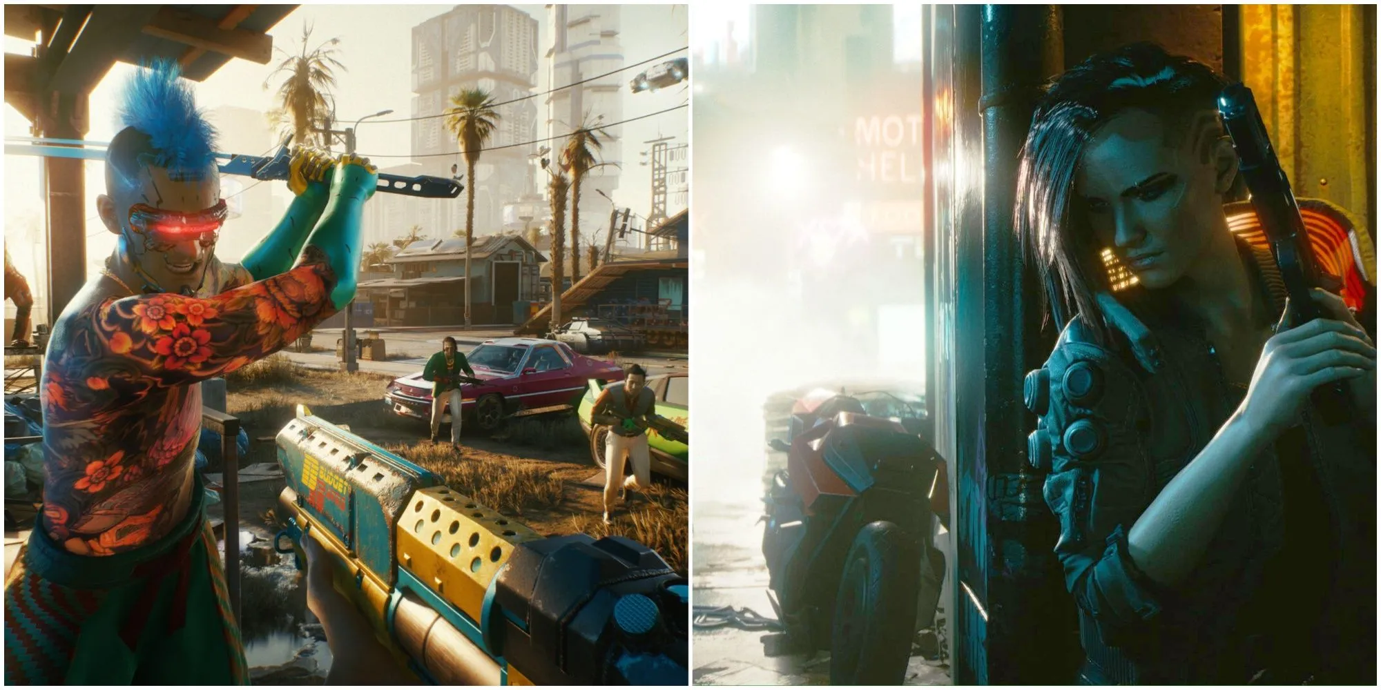 V (nhân vật chính) sử dụng khả năng tàng hình trong Cyberpunk 2077