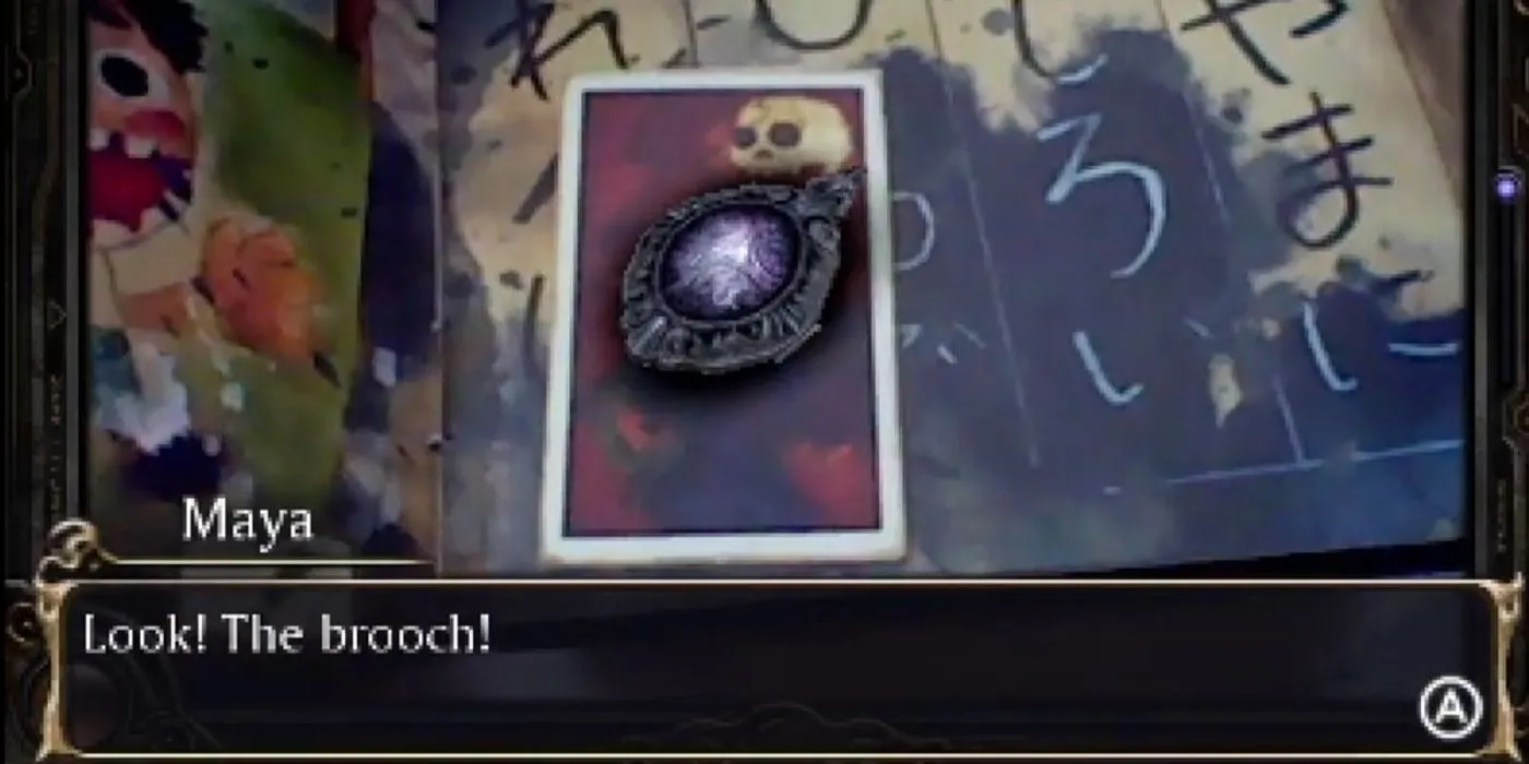 Vật phẩm AR di chuyển trên màn hình trong game Spirit Camera: The Cursed Memoir